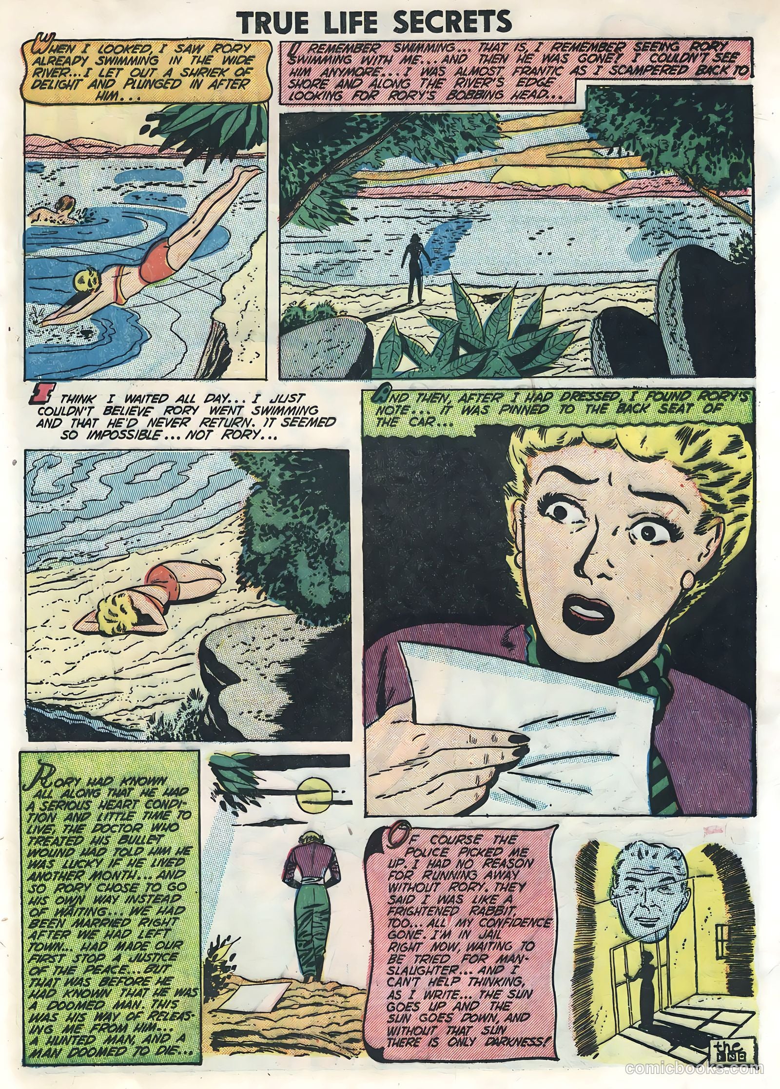 True Life Secrets #10 (1952) — page 25 of 36