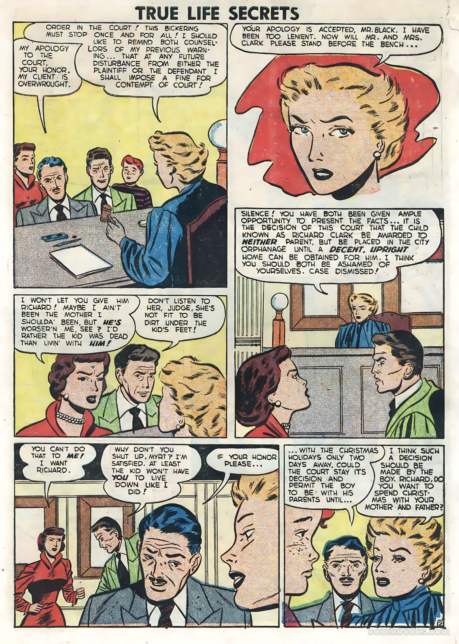 True Life Secrets #10 (1952) — page 27 of 36