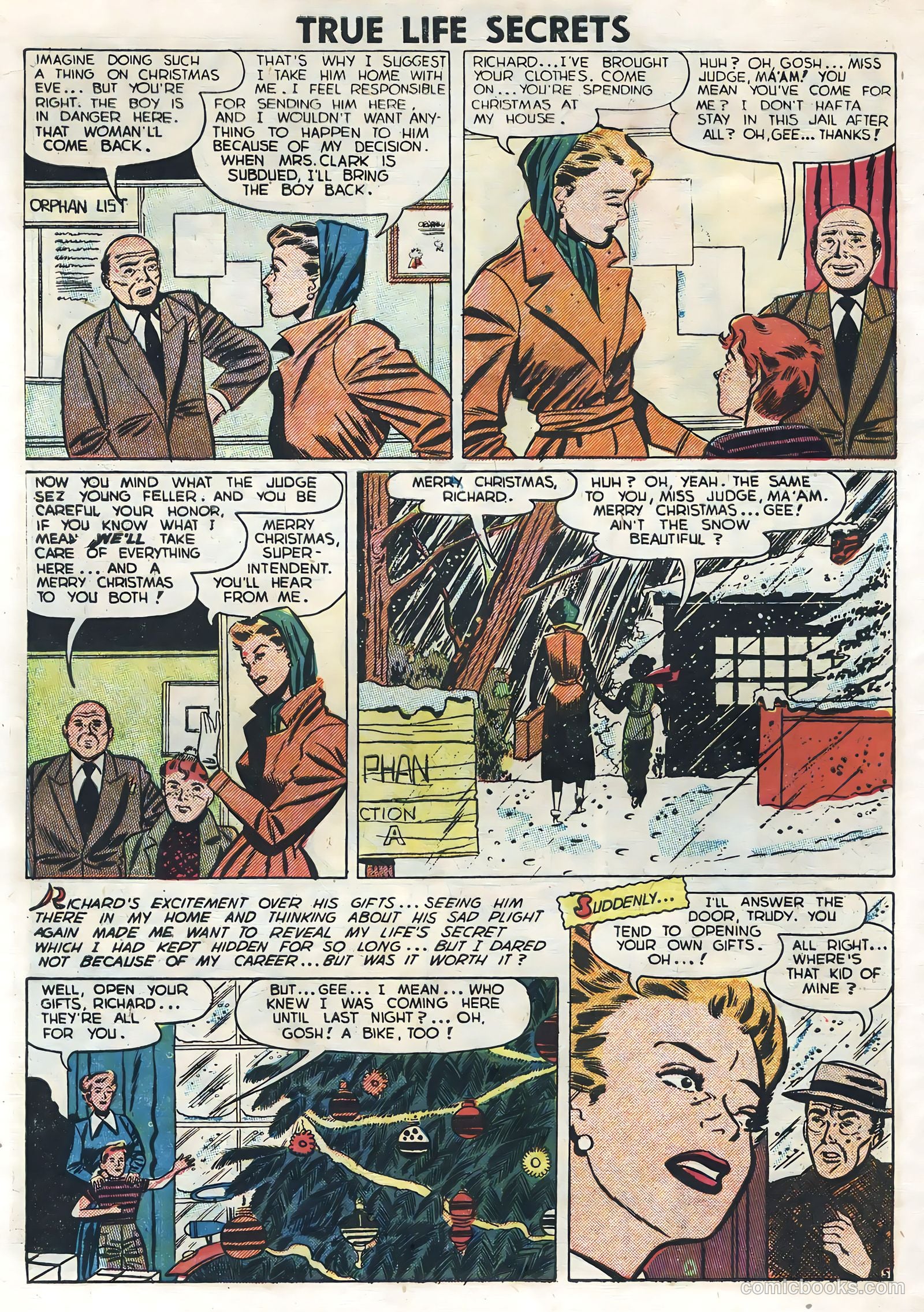 True Life Secrets #10 (1952) — page 30 of 36
