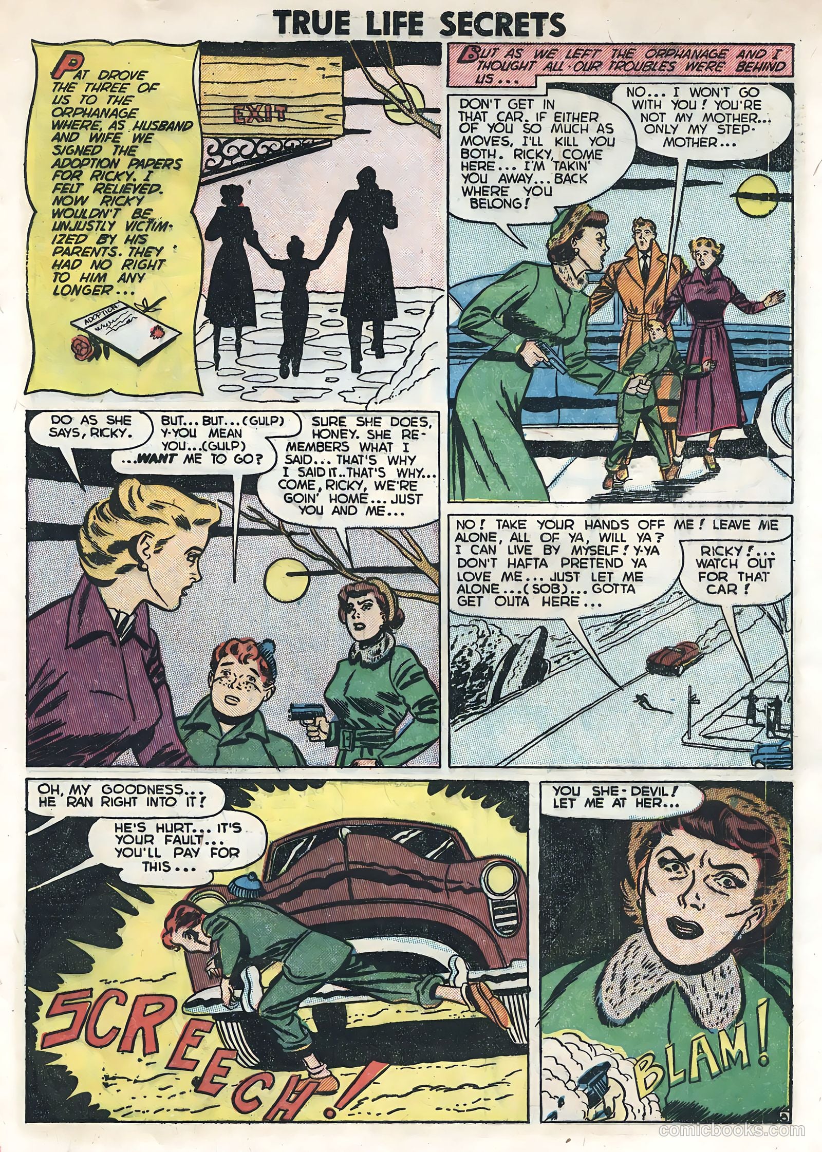 True Life Secrets #10 (1952) — page 33 of 36
