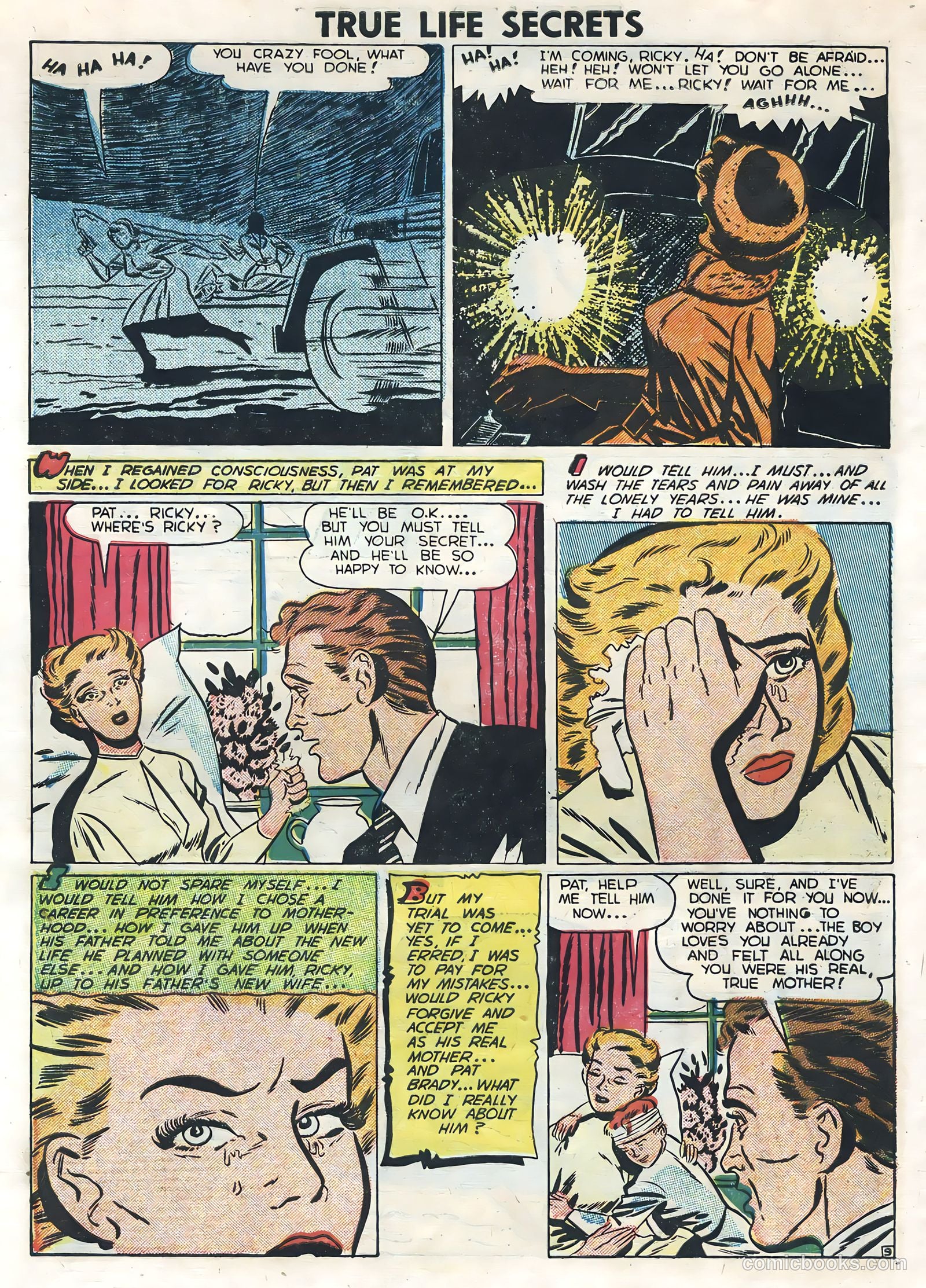 True Life Secrets #10 (1952) — page 34 of 36