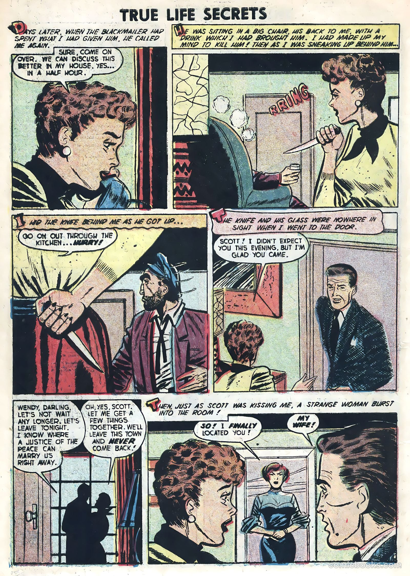 True Life Secrets #11 (1953) — page 8 of 36