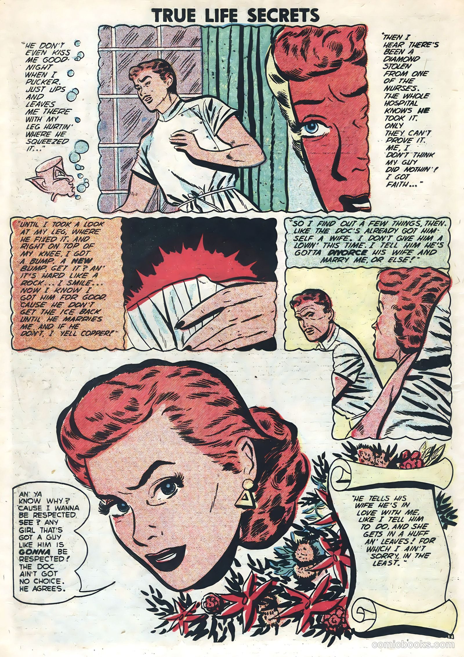 True Life Secrets #11 (1953) — page 14 of 36