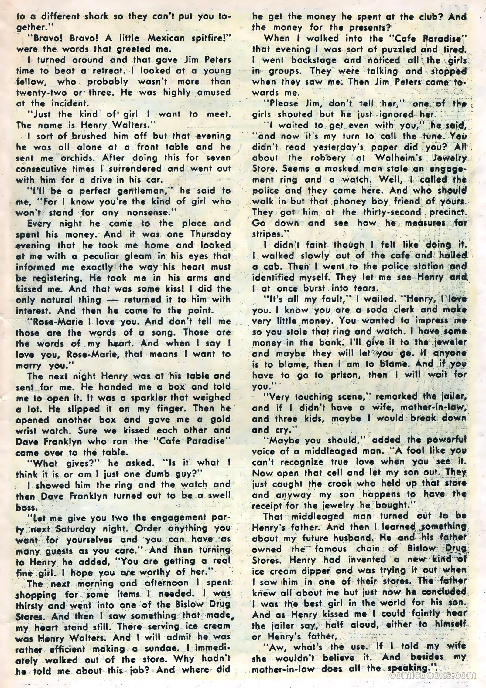 True Life Secrets #11 (1953) — page 19 of 36