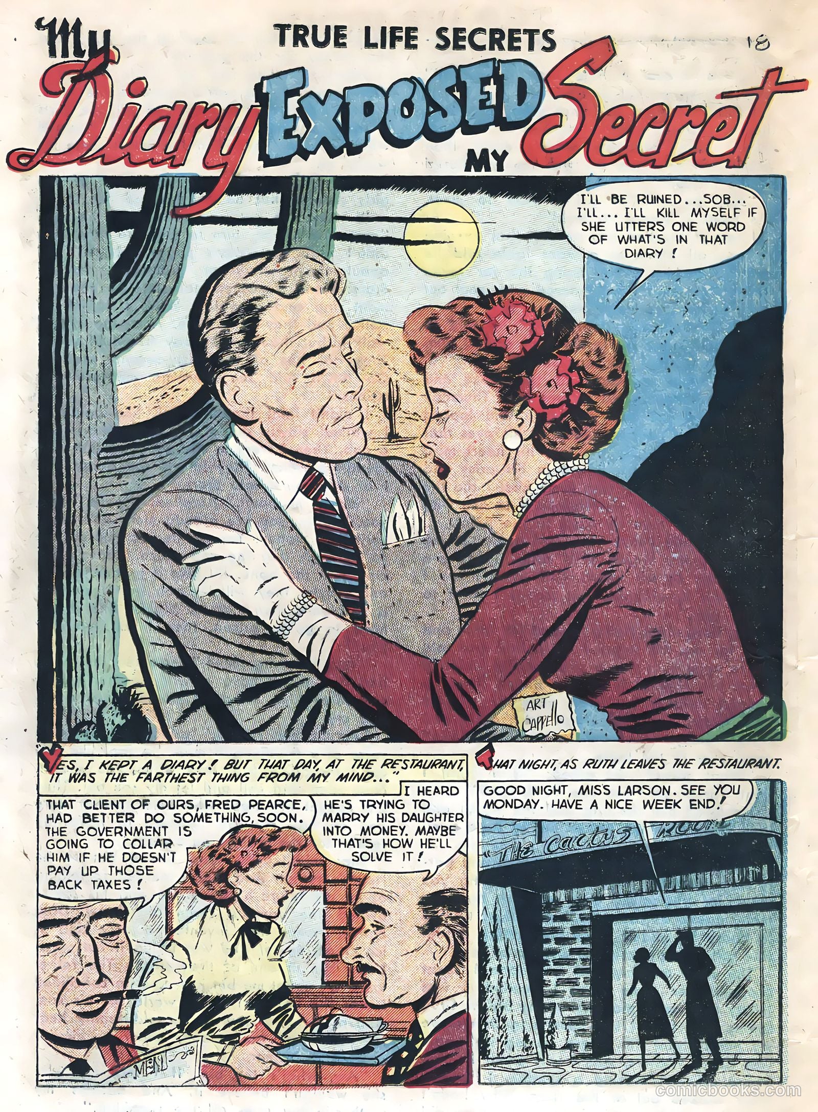 True Life Secrets #11 (1953) — page 20 of 36