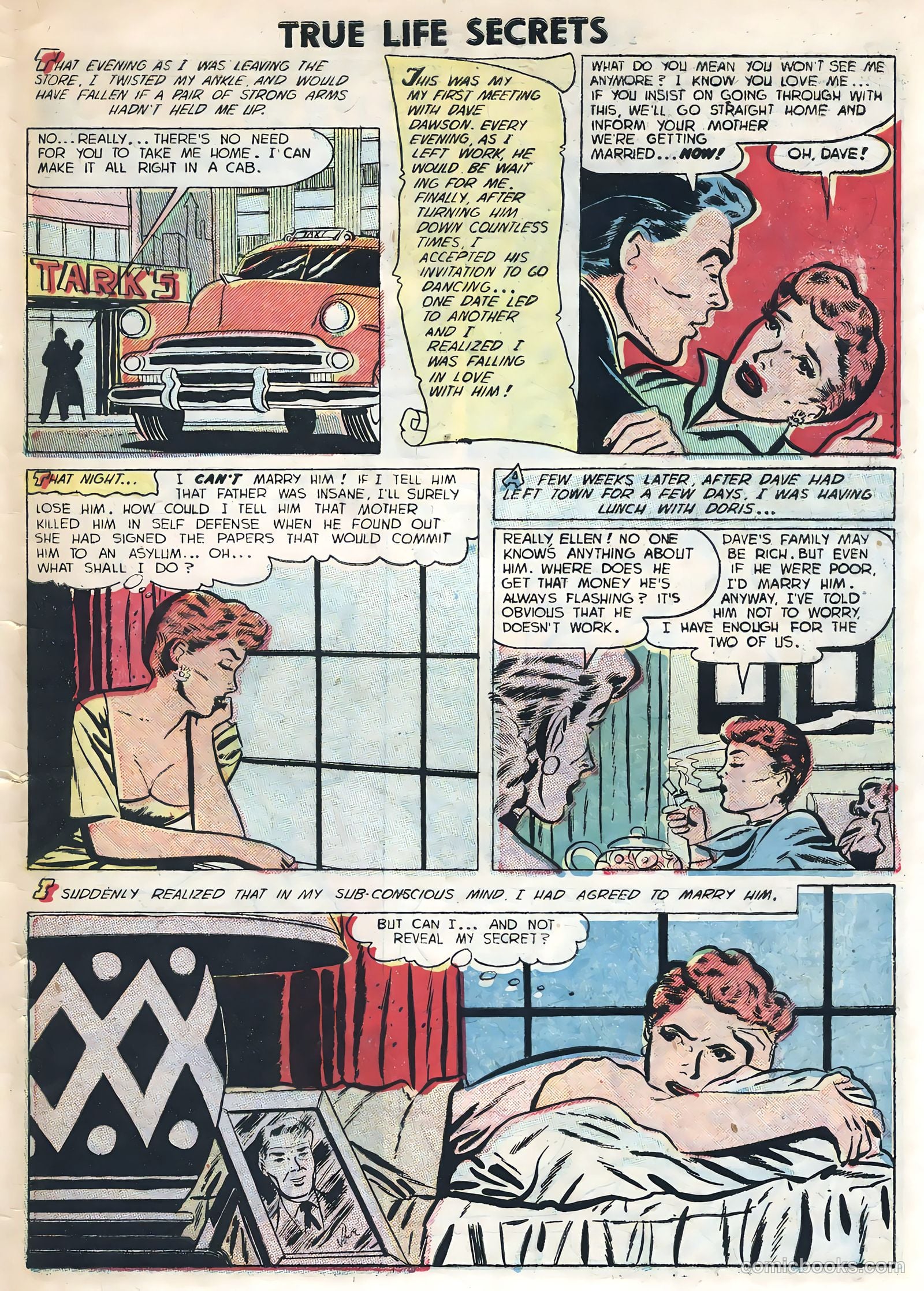 True Life Secrets #11 (1953) — page 29 of 36
