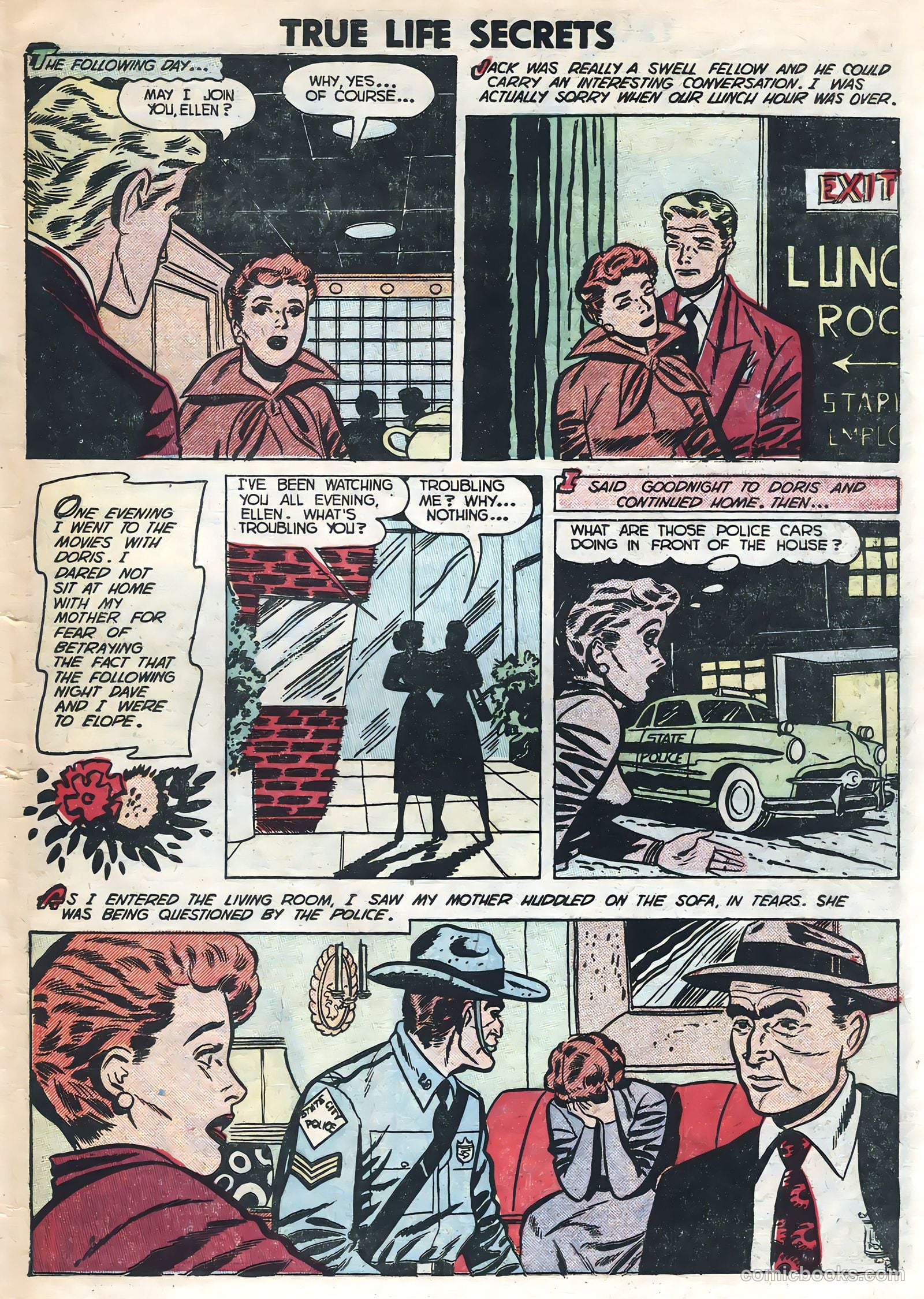 True Life Secrets #11 (1953) — page 31 of 36