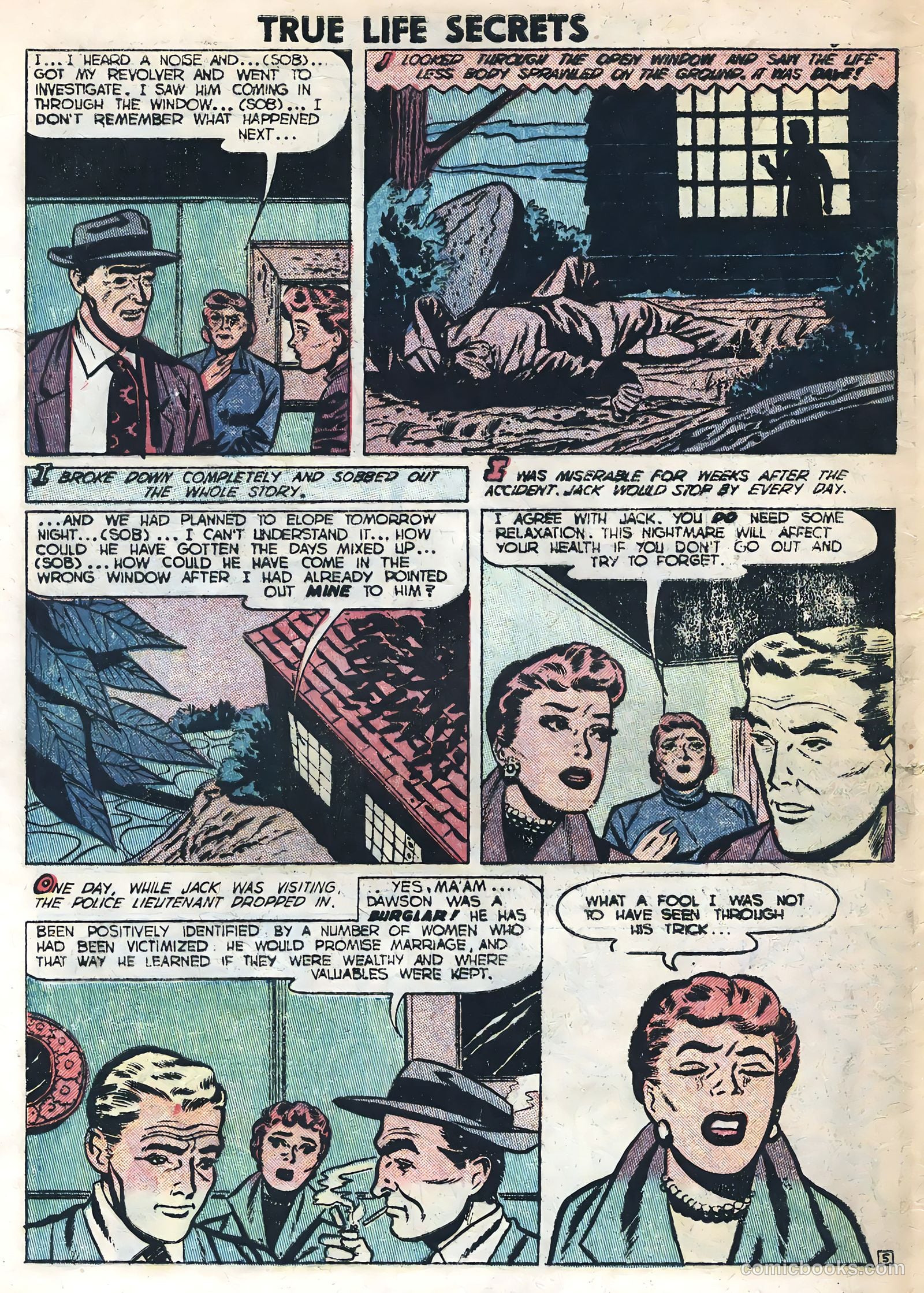 True Life Secrets #11 (1953) — page 32 of 36