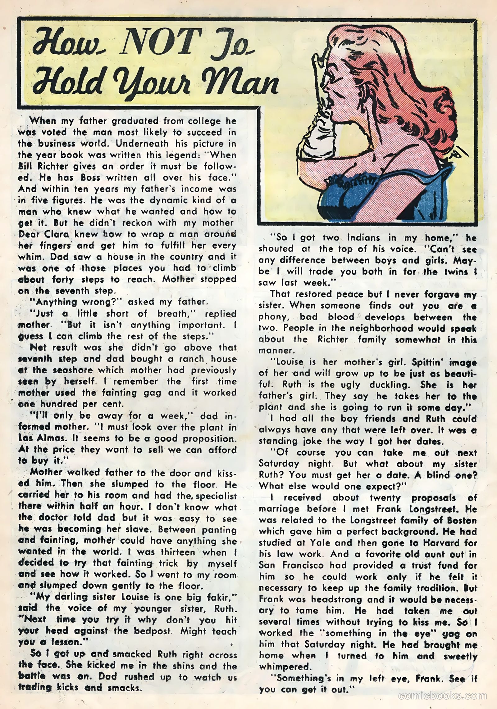 True Life Secrets #12 (1953) — page 16 of 36