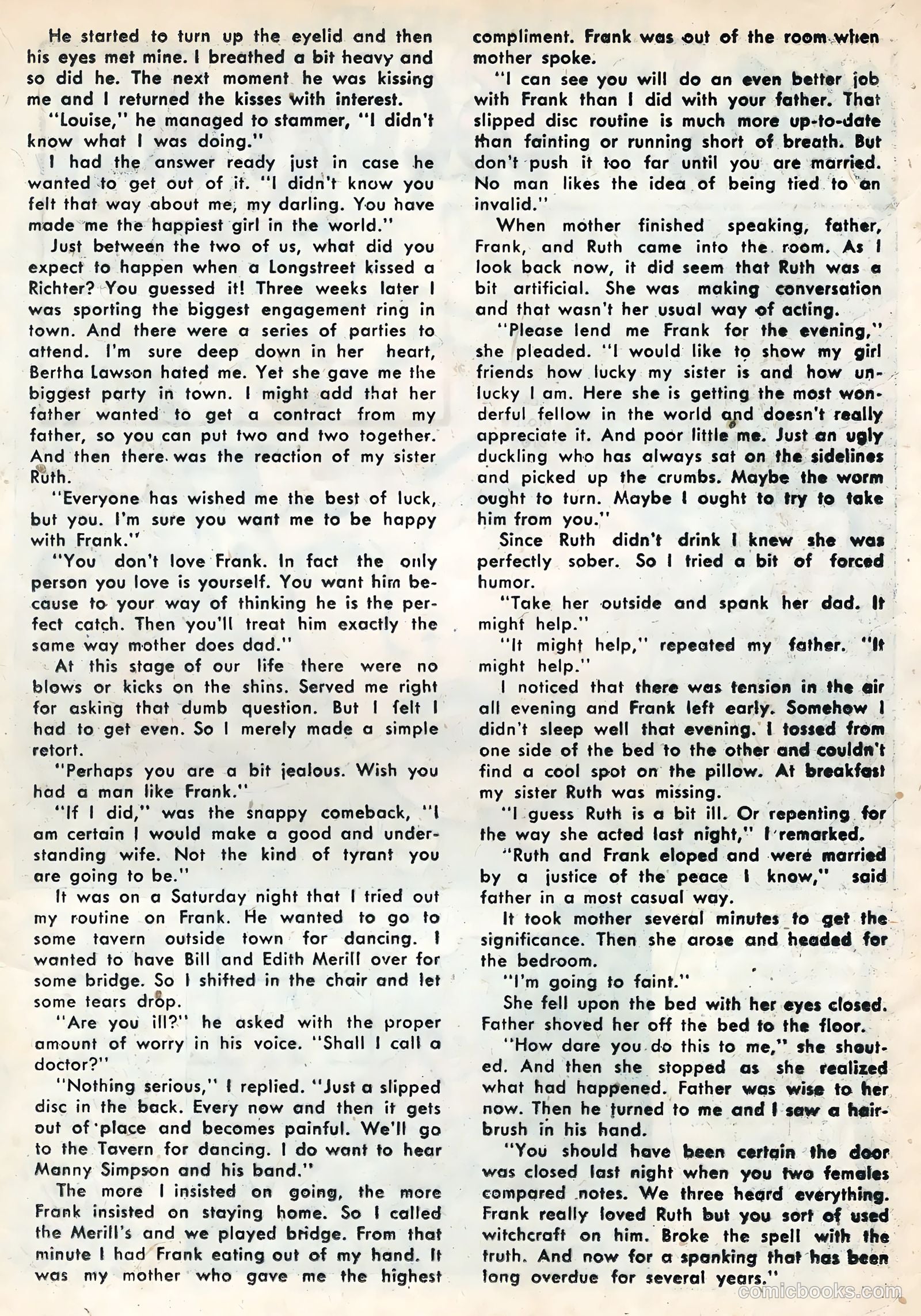 True Life Secrets #12 (1953) — page 17 of 36