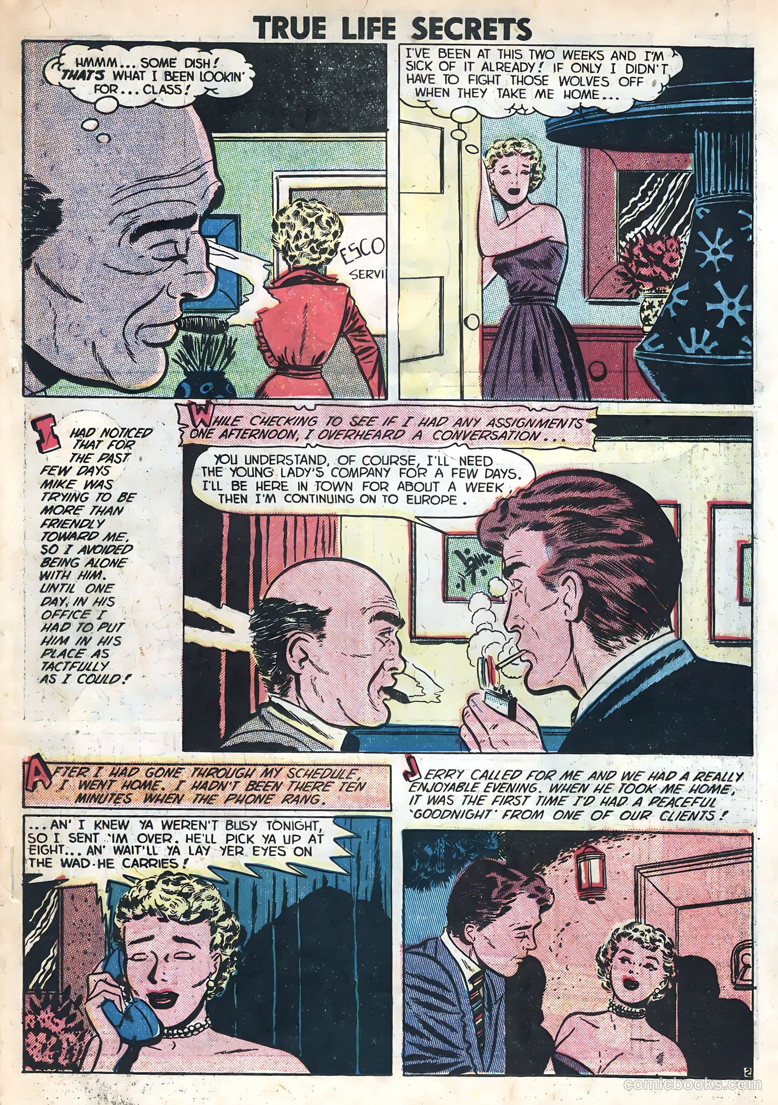 True Life Secrets #12 (1953) — page 19 of 36