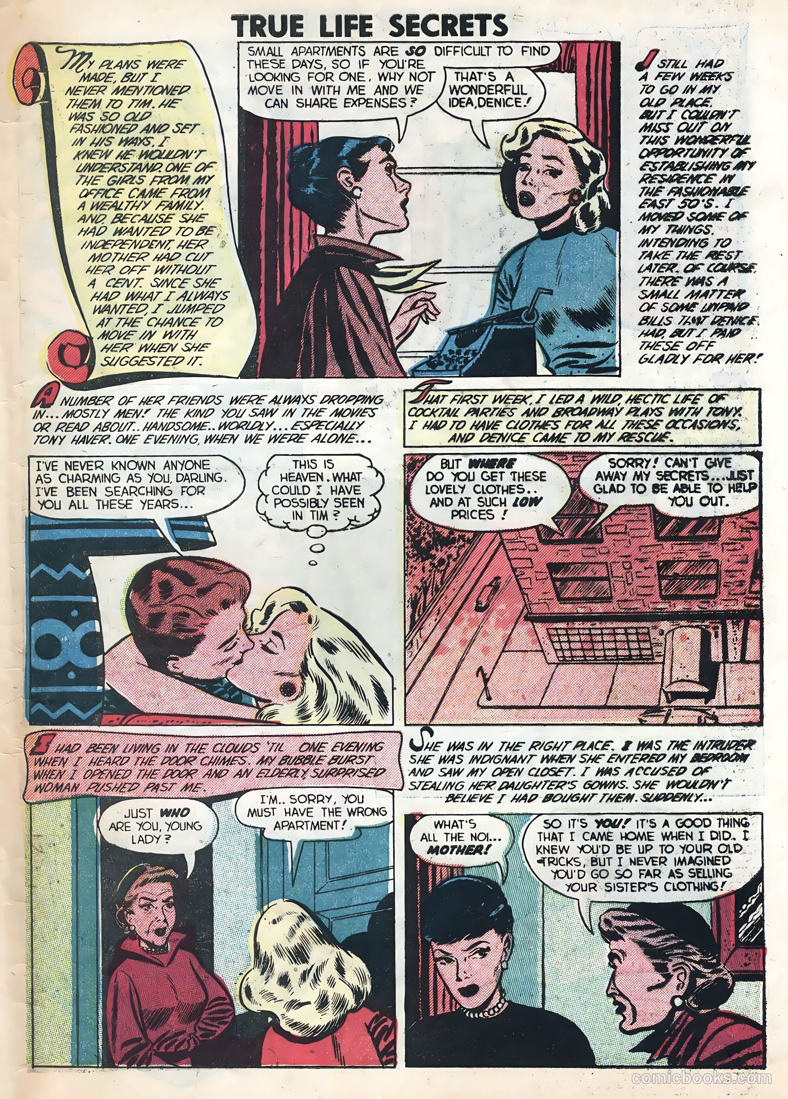 True Life Secrets #12 (1953) — page 33 of 36