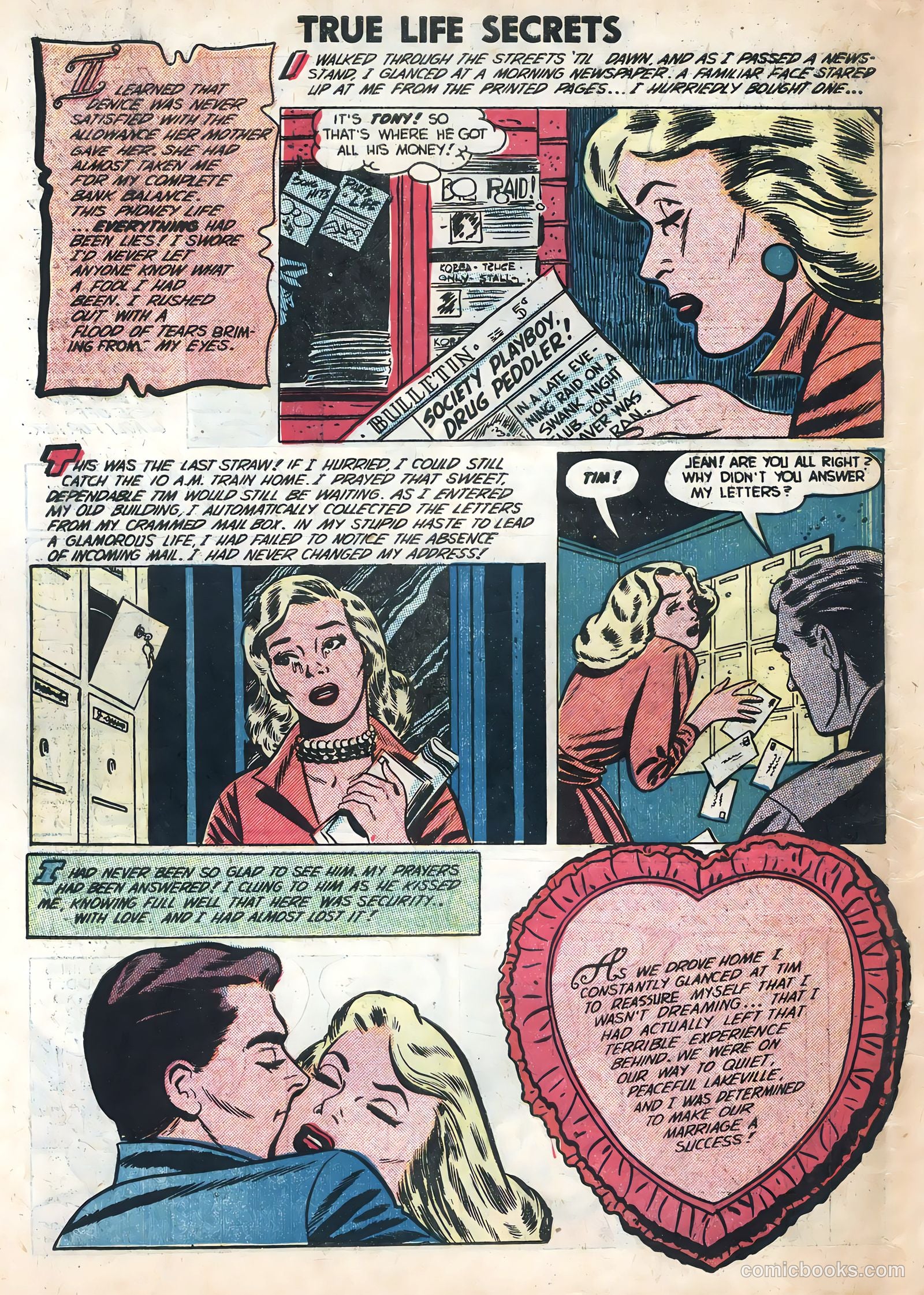 True Life Secrets #12 (1953) — page 34 of 36