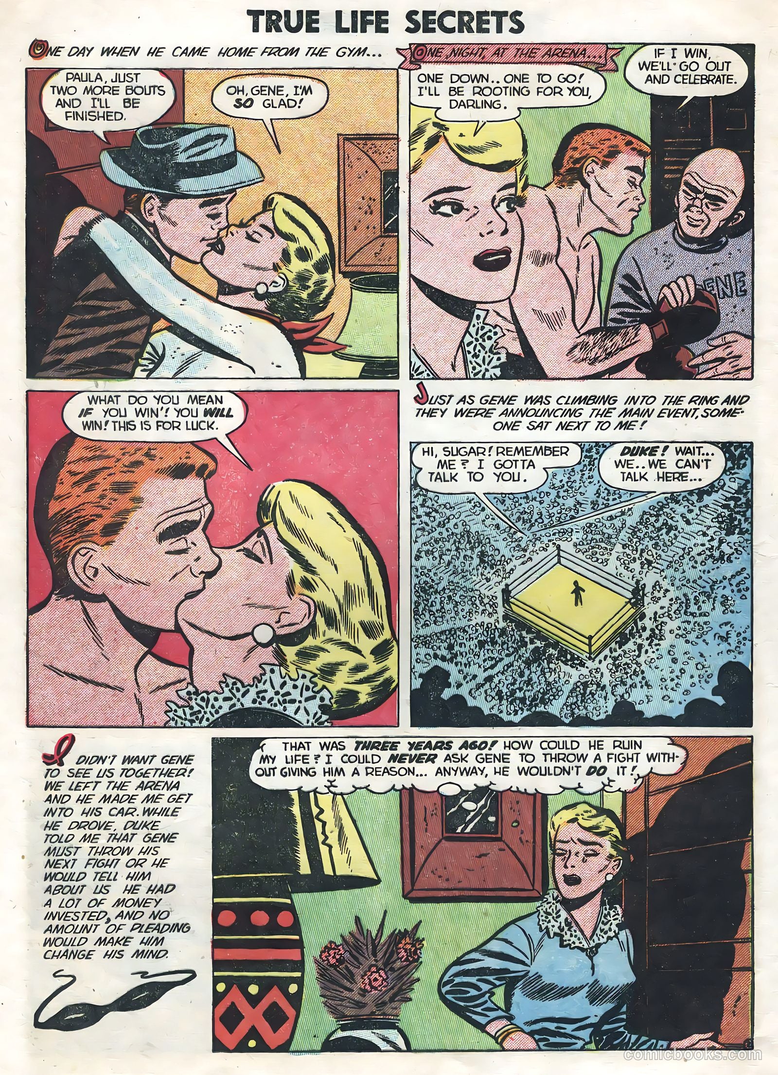 True Life Secrets #13 (1953) — page 12 of 36