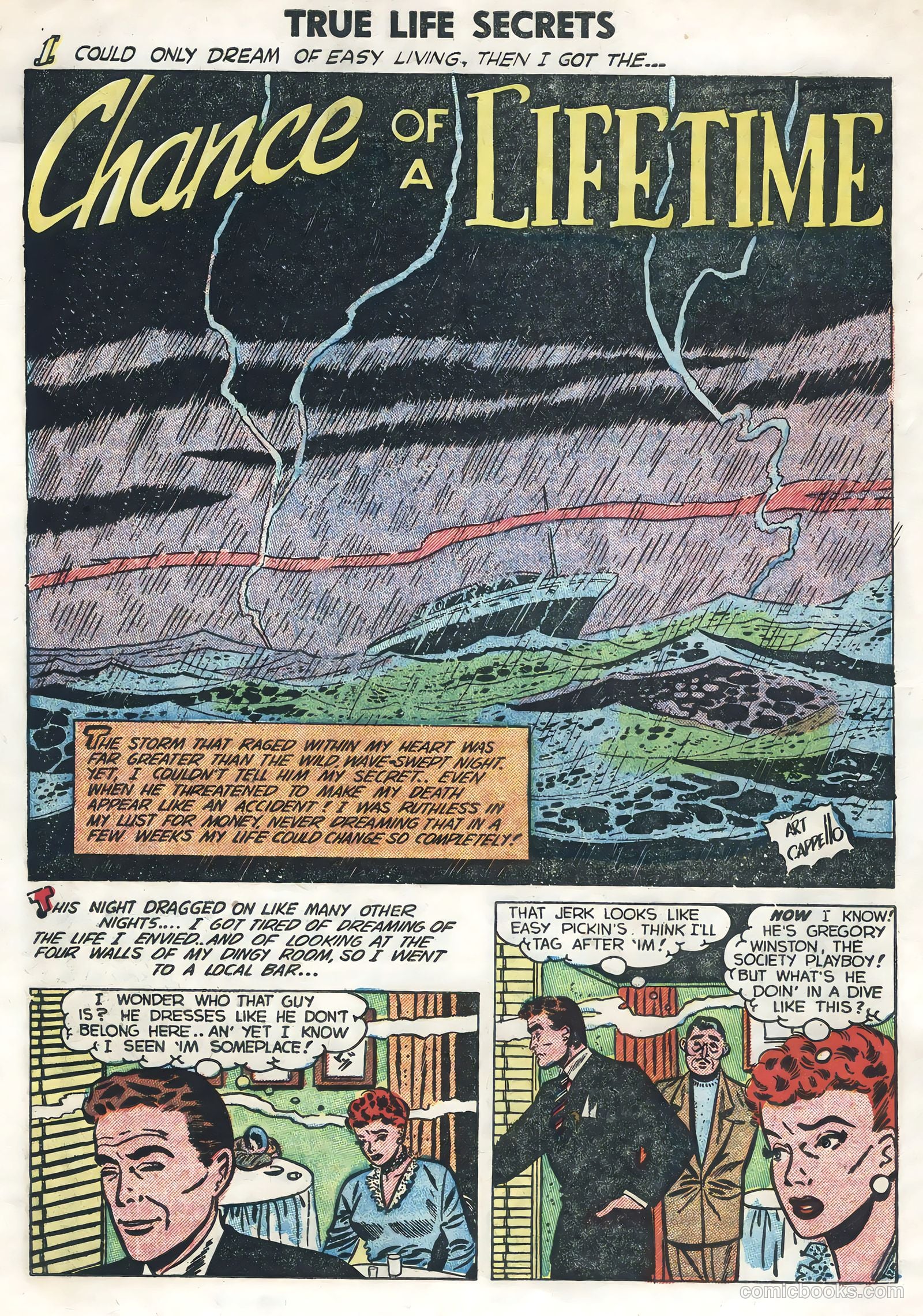 True Life Secrets #13 (1953) — page 18 of 36