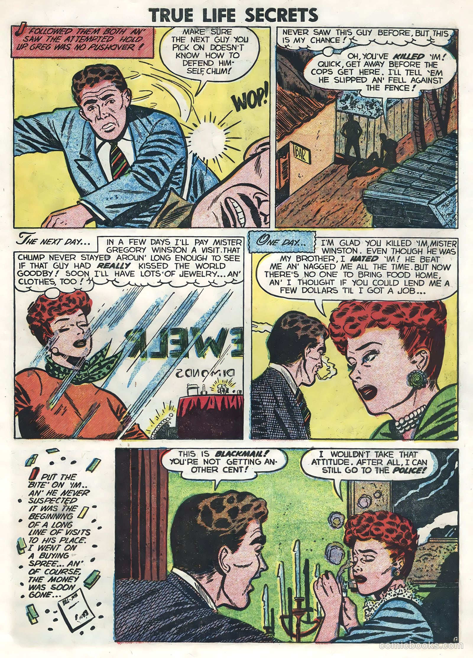 True Life Secrets #13 (1953) — page 19 of 36