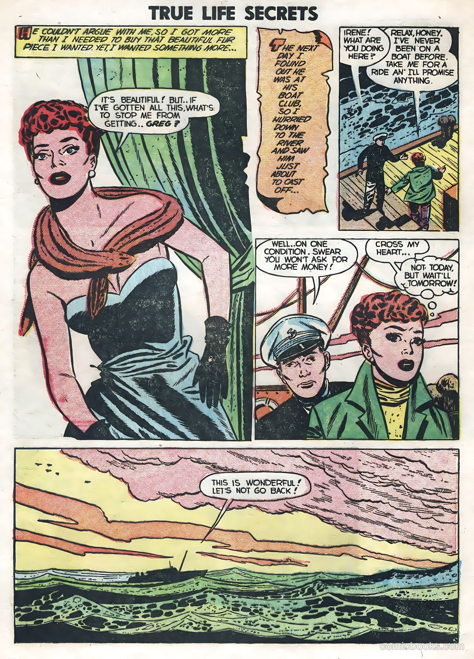 True Life Secrets #13 (1953) — page 20 of 36