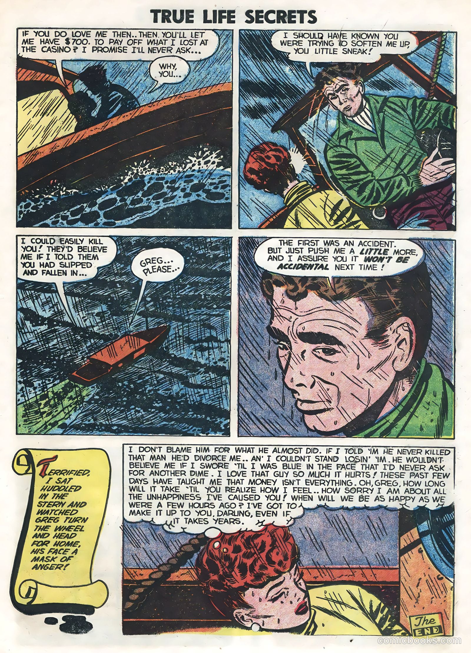 True Life Secrets #13 (1953) — page 23 of 36