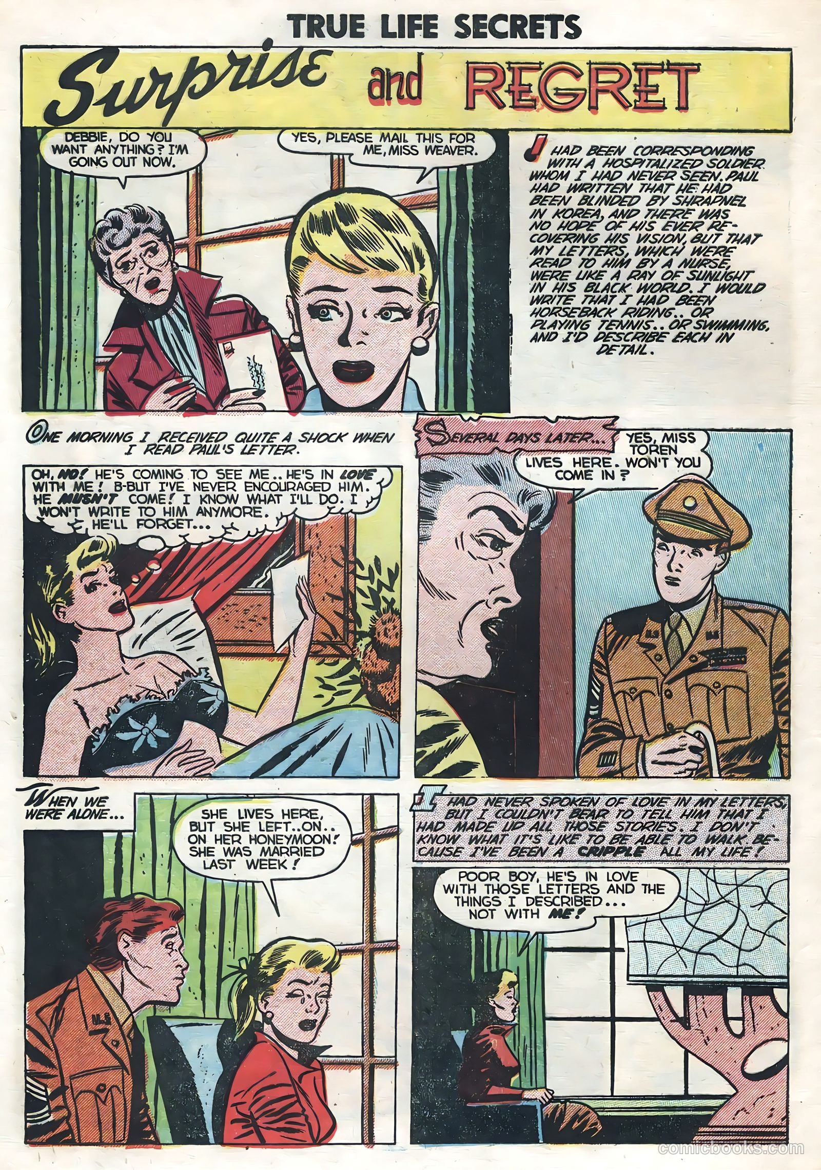 True Life Secrets #13 (1953) — page 24 of 36