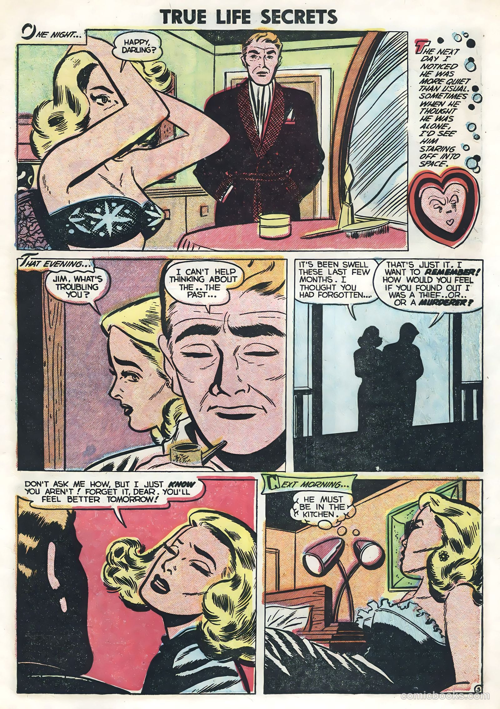 True Life Secrets #13 (1953) — page 27 of 36