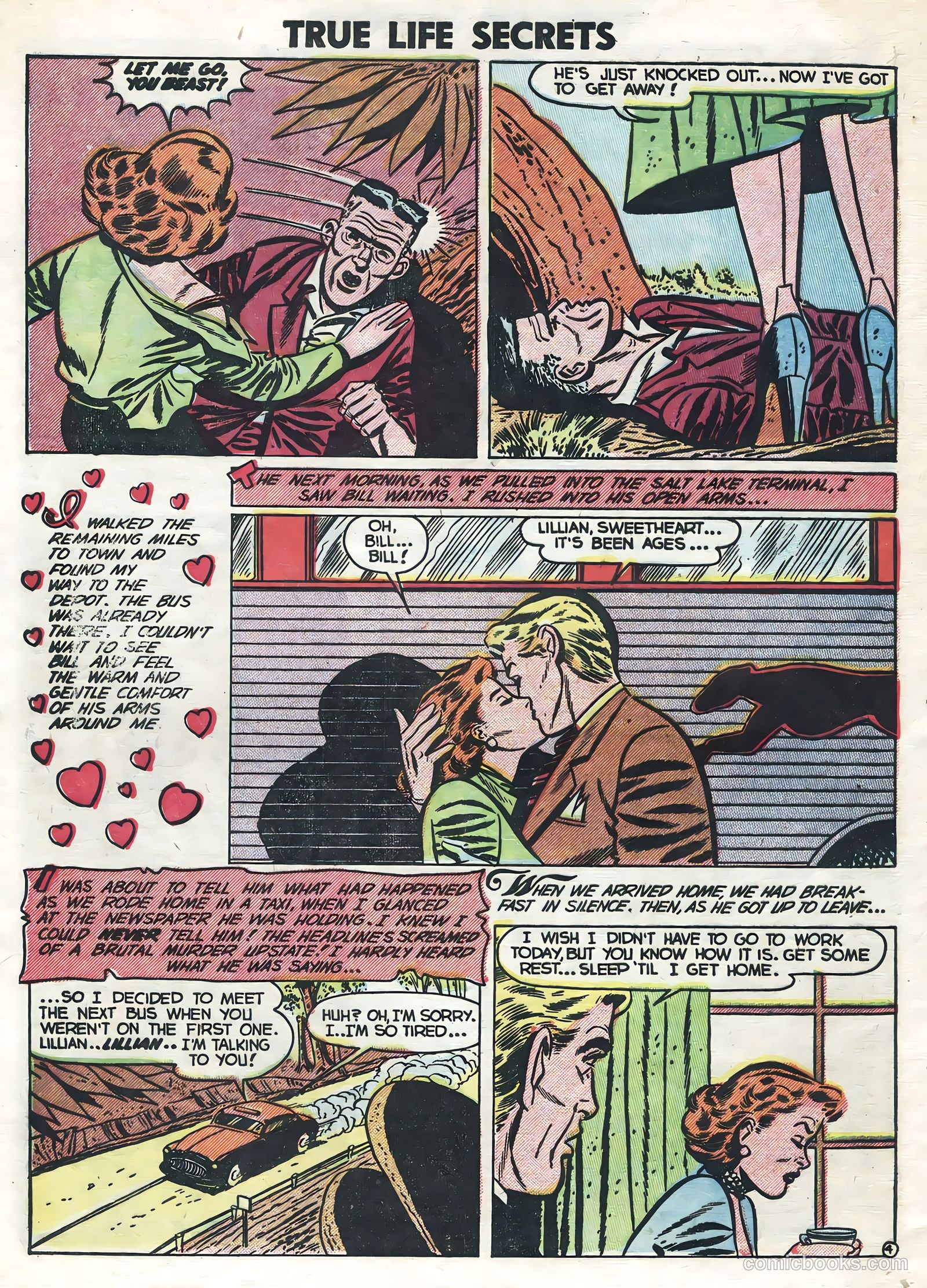True Life Secrets #13 (1953) — page 32 of 36