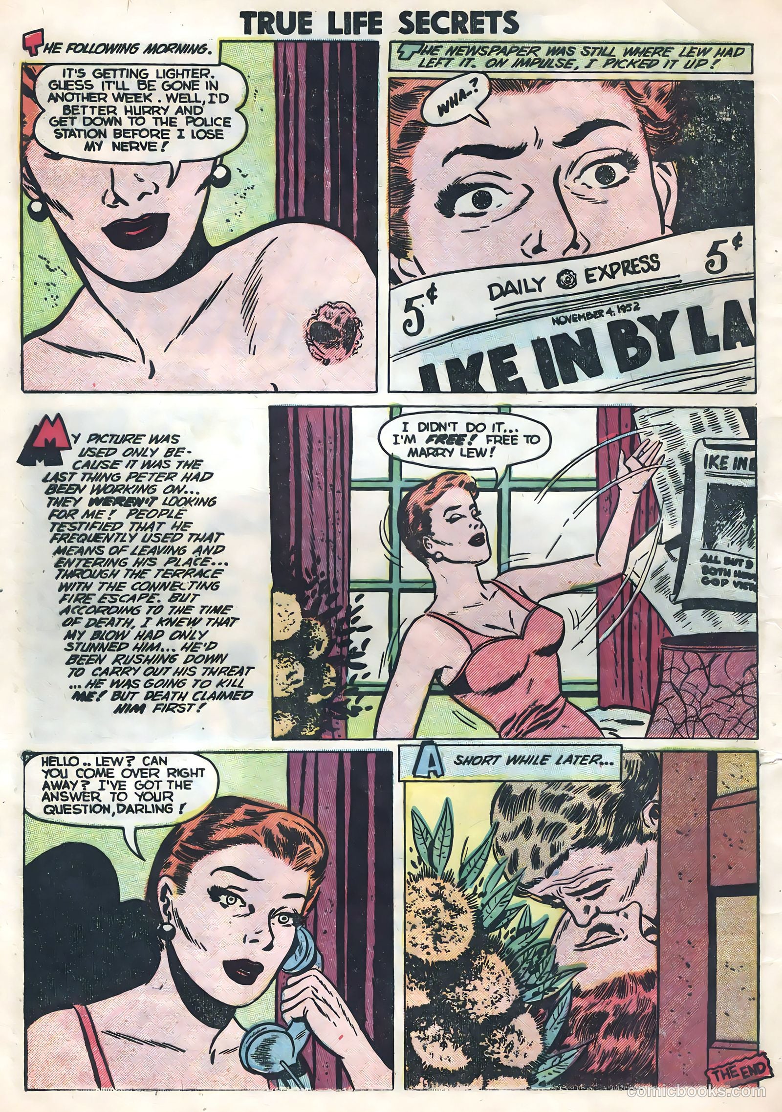 True Life Secrets #14 (1953) — page 8 of 36