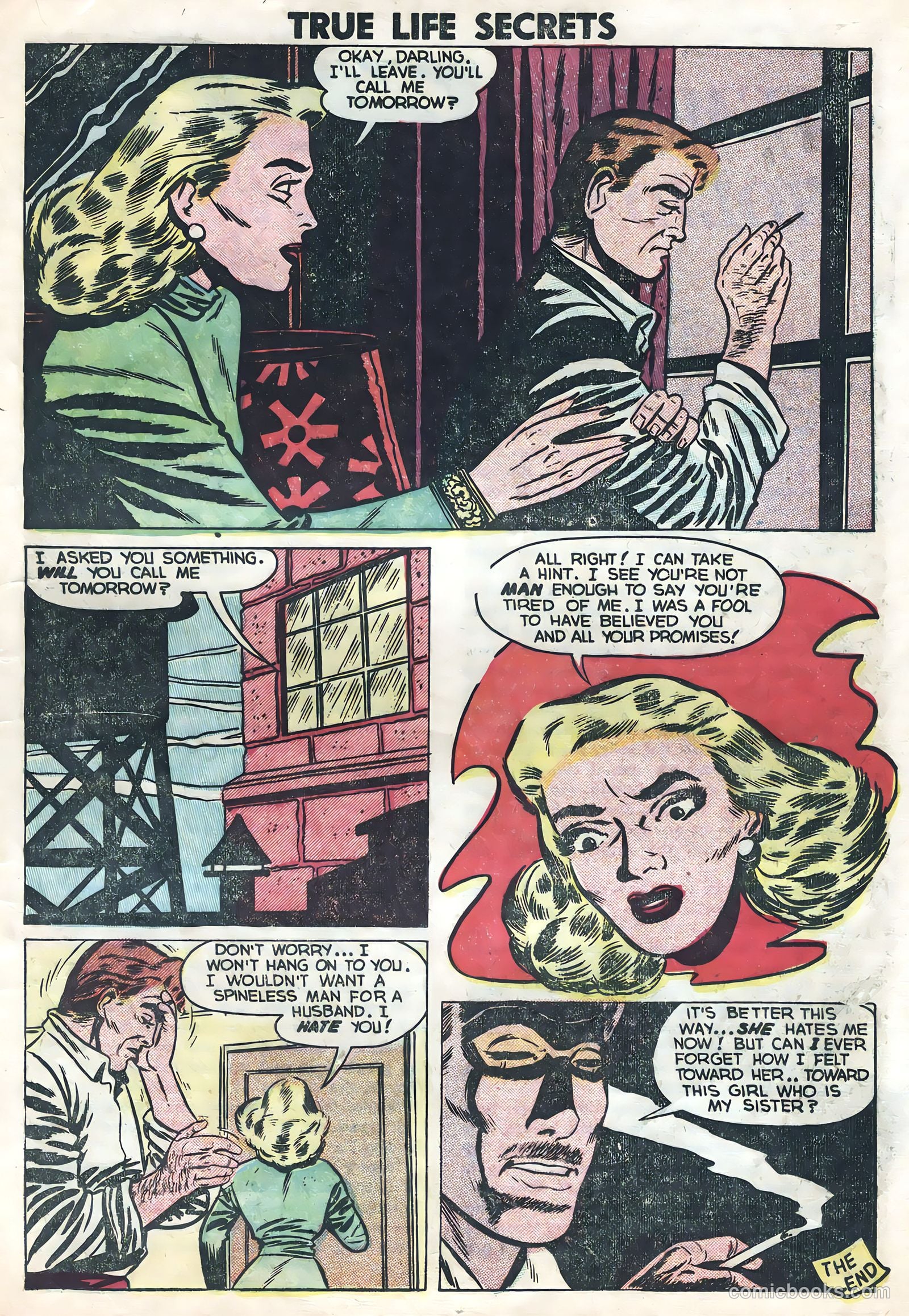 True Life Secrets #14 (1953) — page 17 of 36