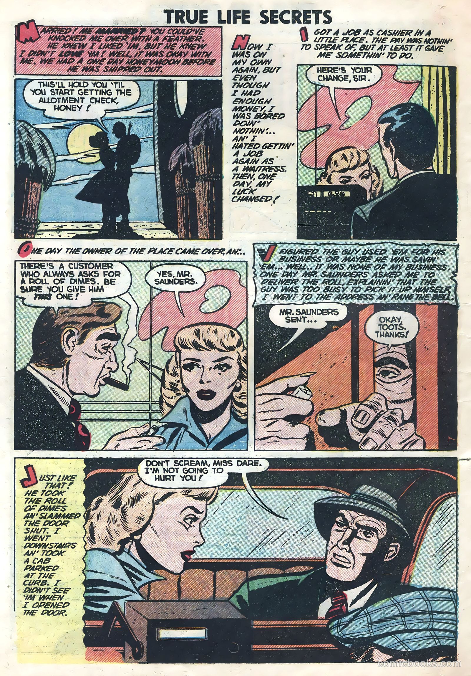 True Life Secrets #14 (1953) — page 22 of 36