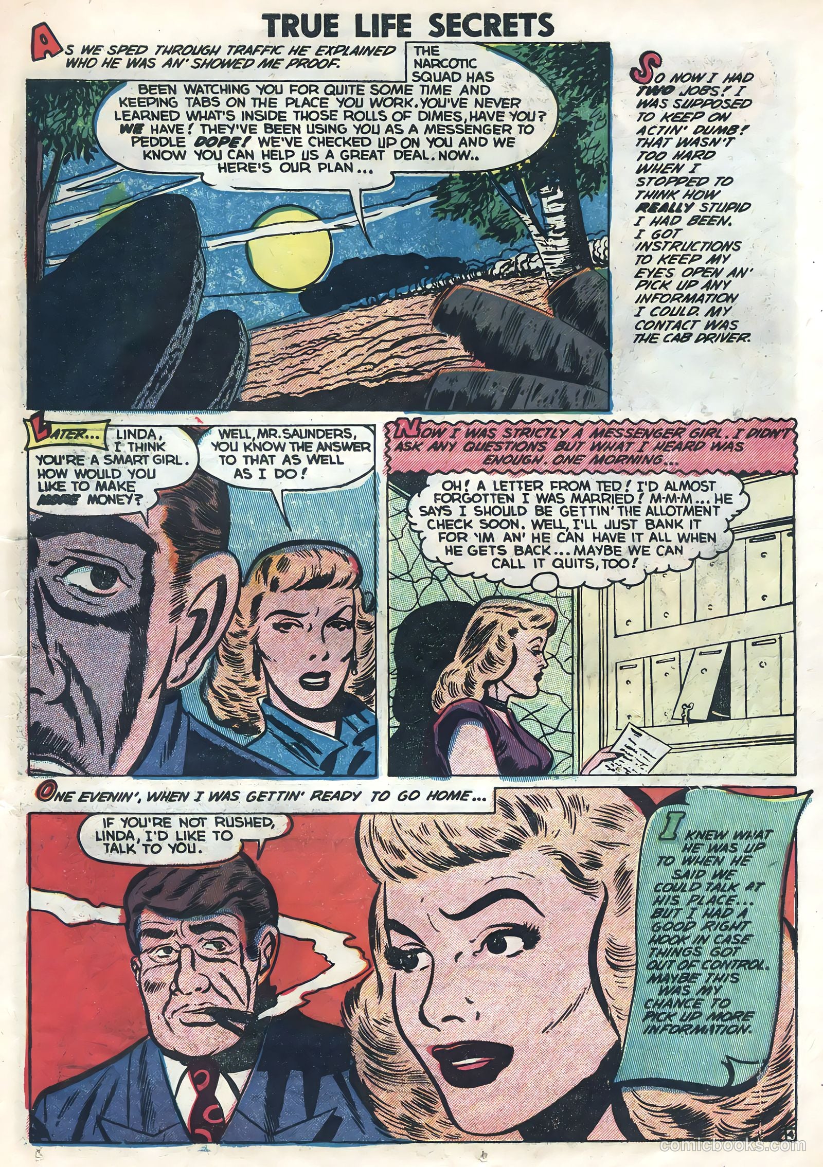 True Life Secrets #14 (1953) — page 23 of 36