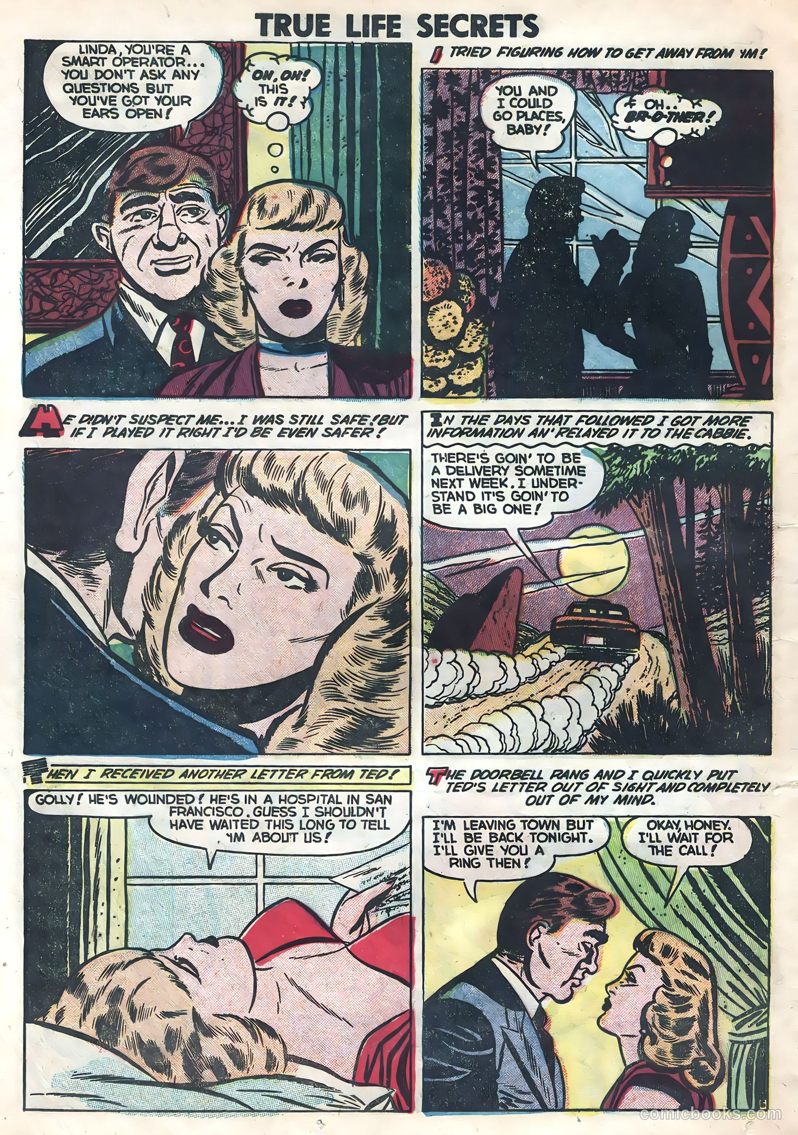 True Life Secrets #14 (1953) — page 24 of 36