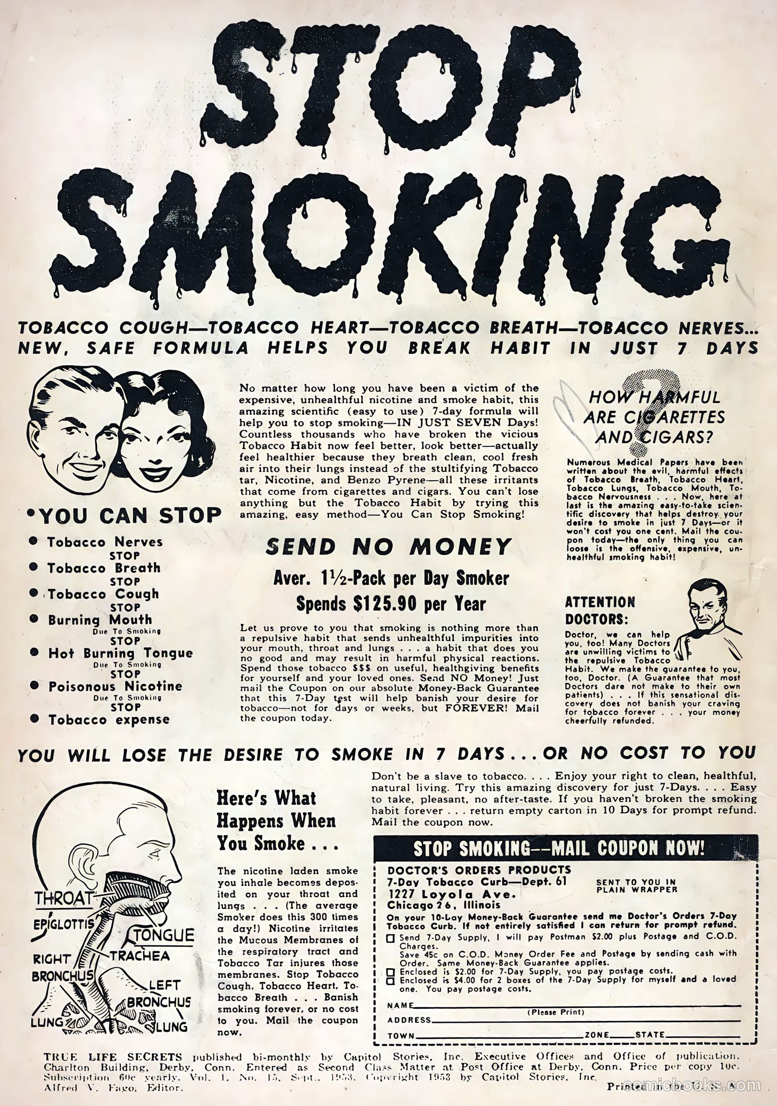 True Life Secrets #15 (1953) — page 2 of 36