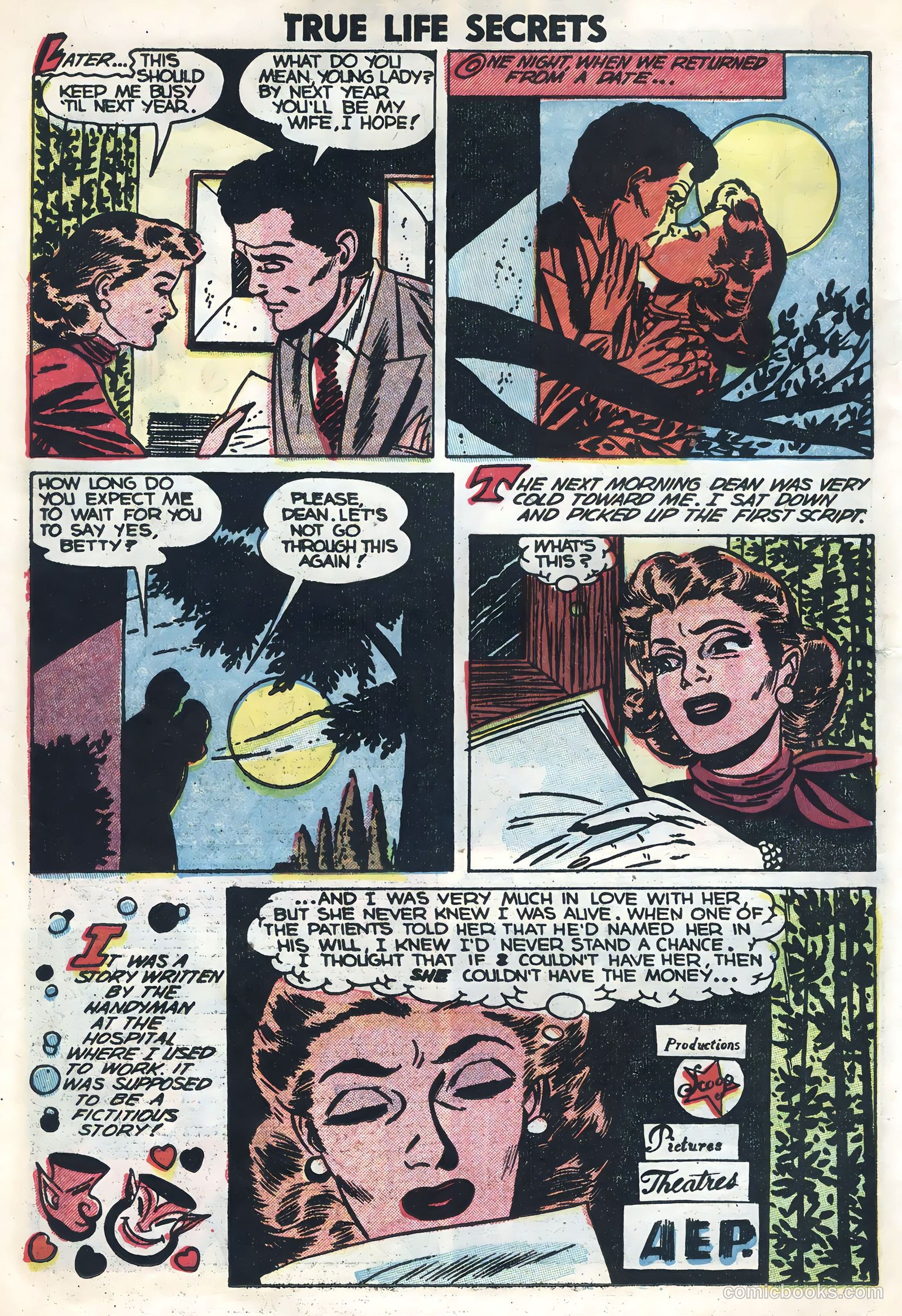 True Life Secrets #15 (1953) — page 14 of 36
