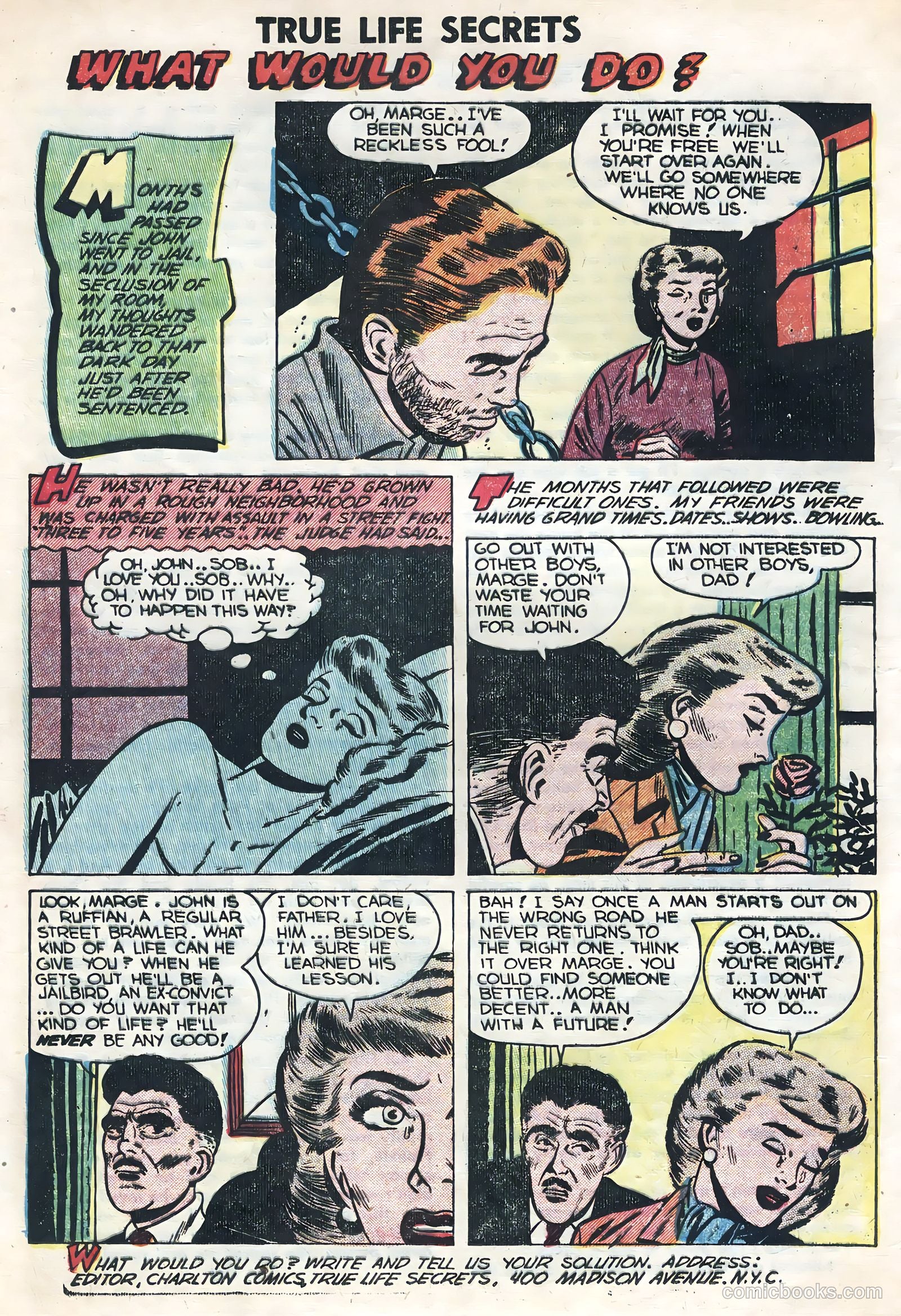 True Life Secrets #15 (1953) — page 20 of 36