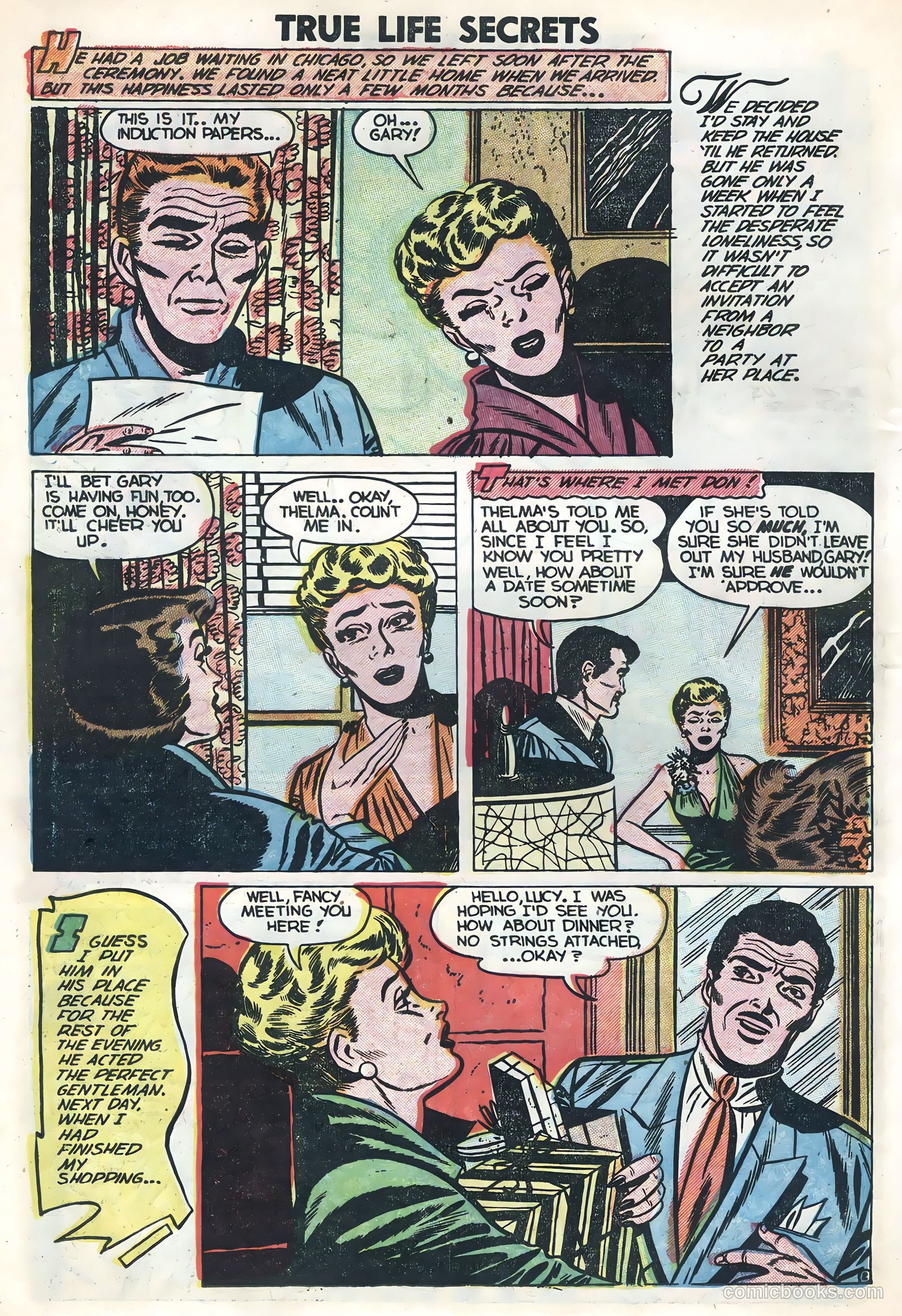 True Life Secrets #15 (1953) — page 22 of 36