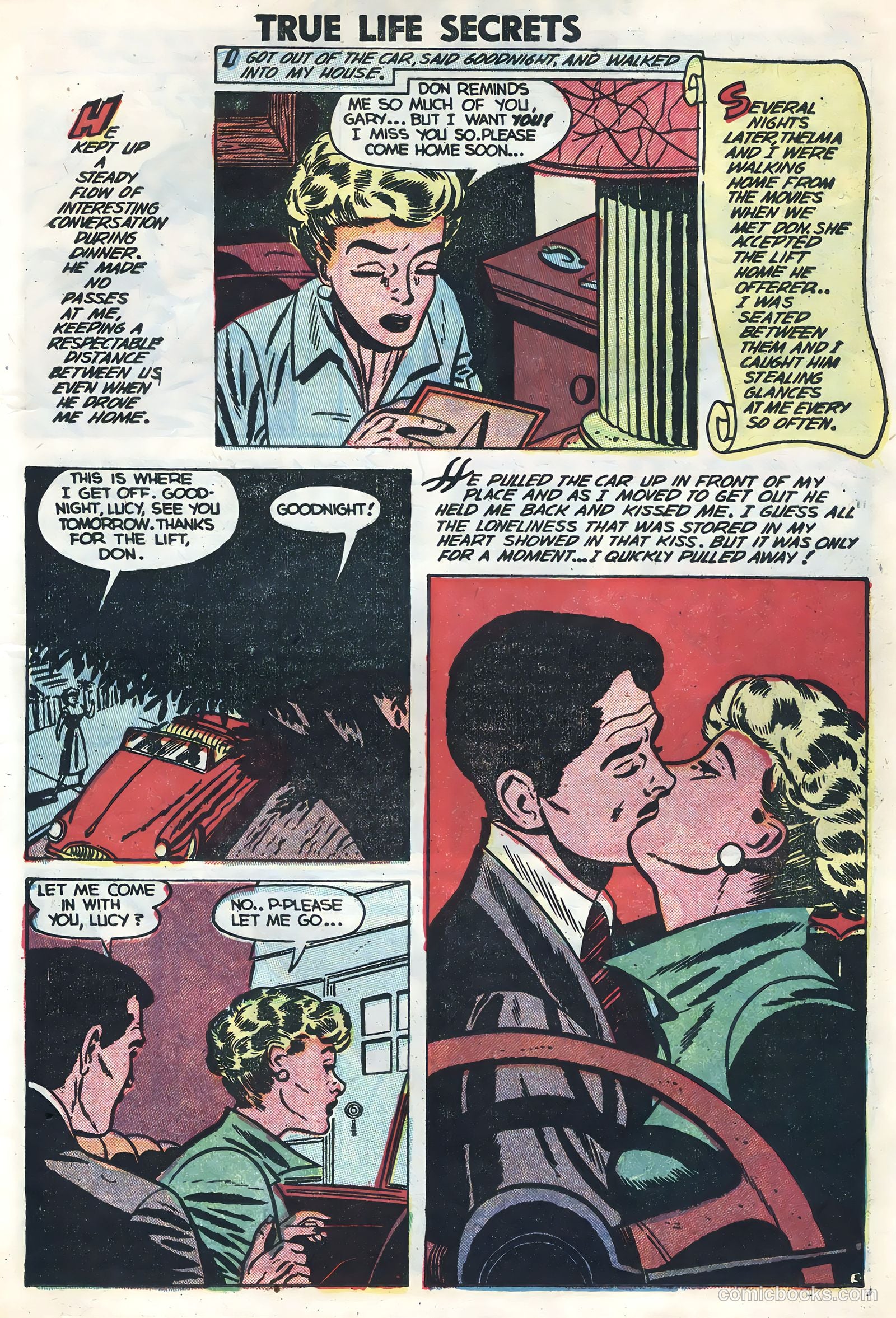 True Life Secrets #15 (1953) — page 23 of 36