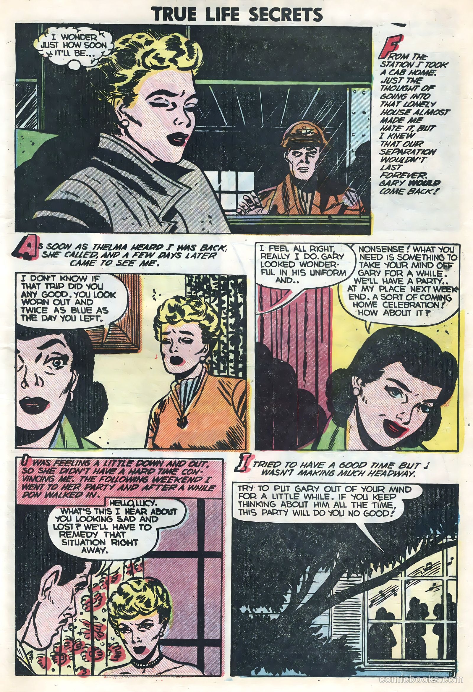True Life Secrets #15 (1953) — page 25 of 36