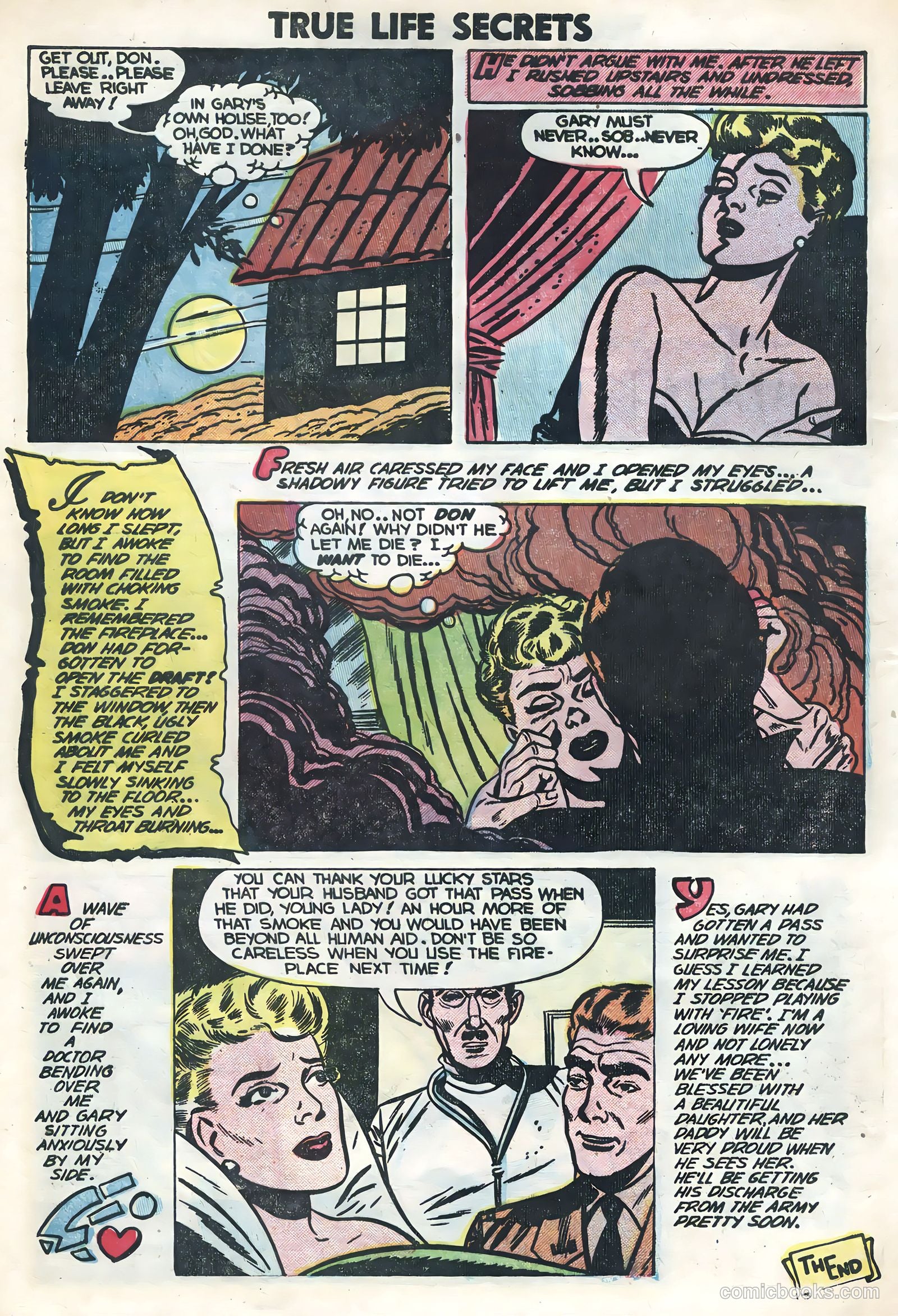 True Life Secrets #15 (1953) — page 28 of 36