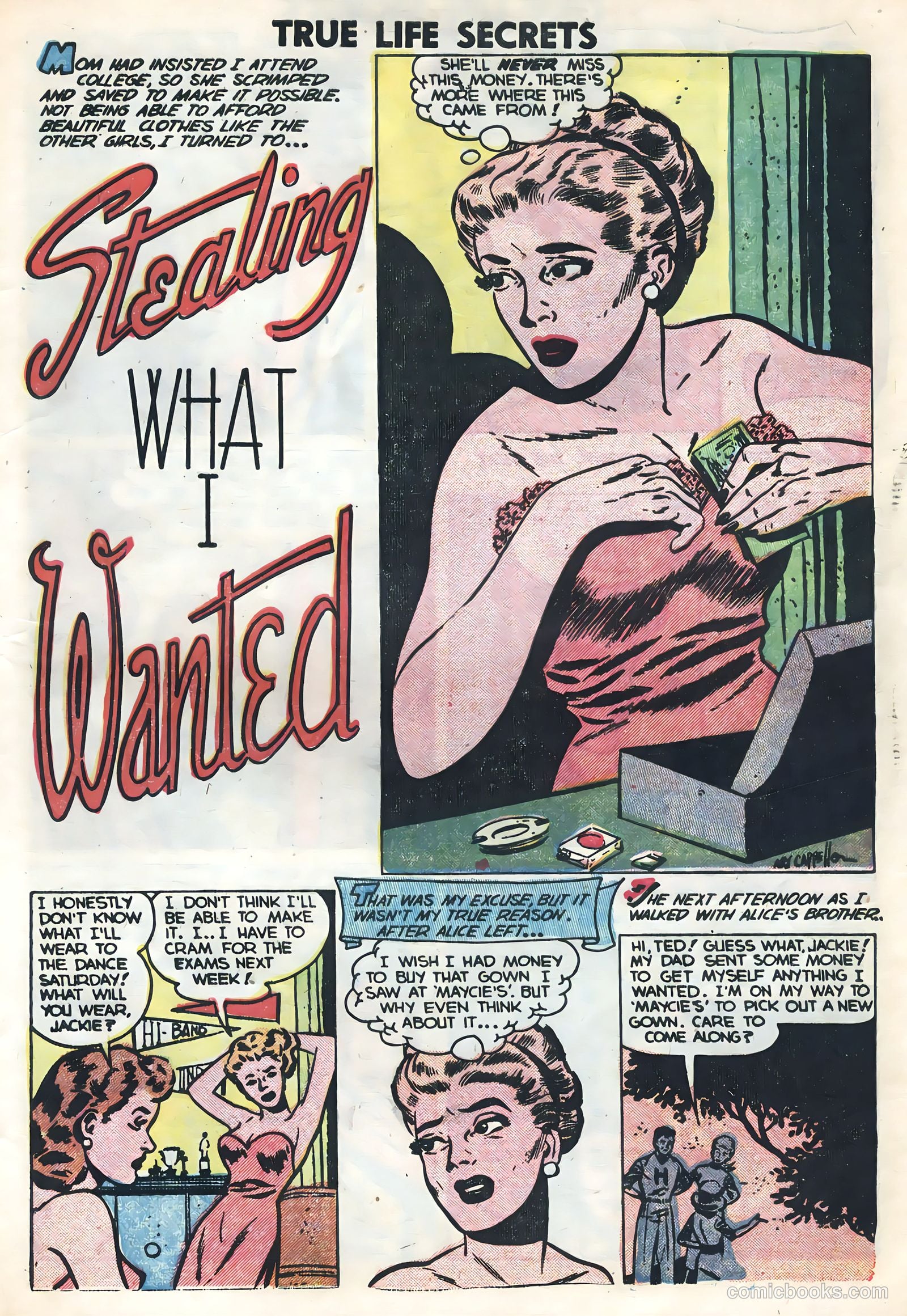 True Life Secrets #15 (1953) — page 29 of 36