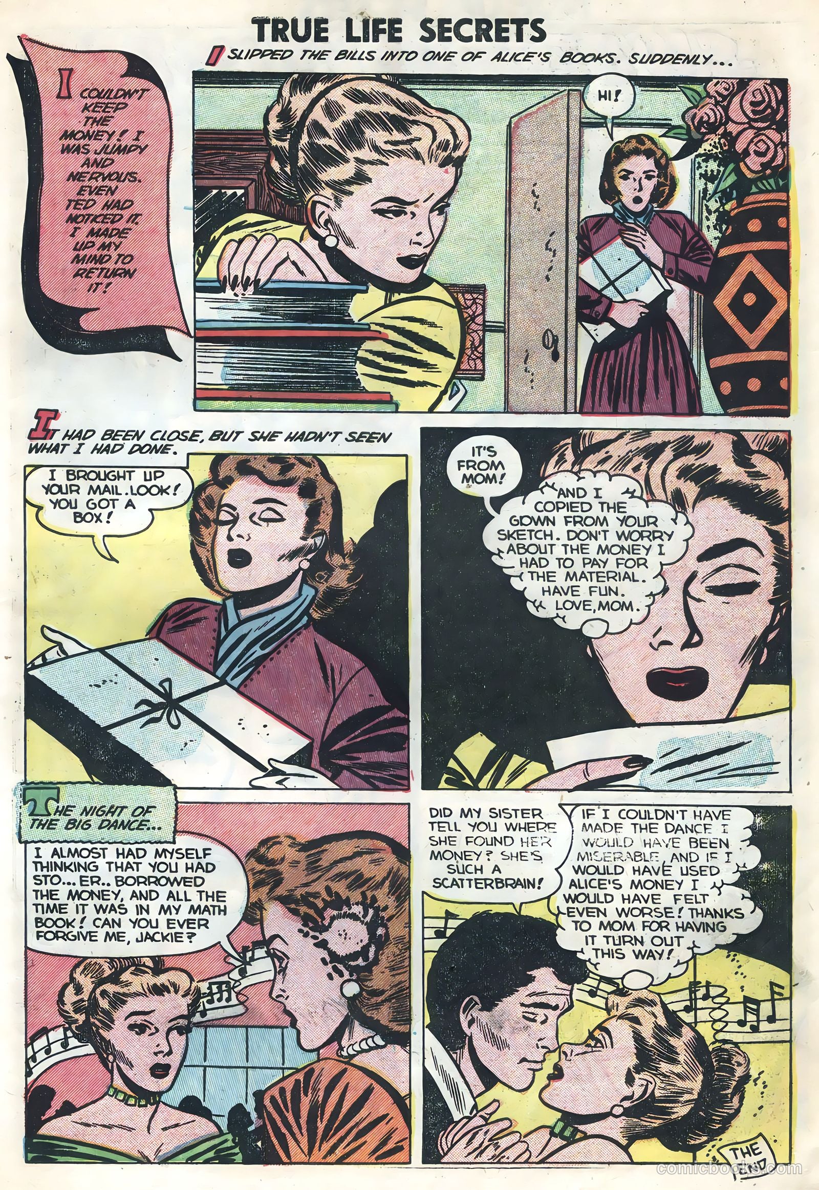 True Life Secrets #15 (1953) — page 31 of 36