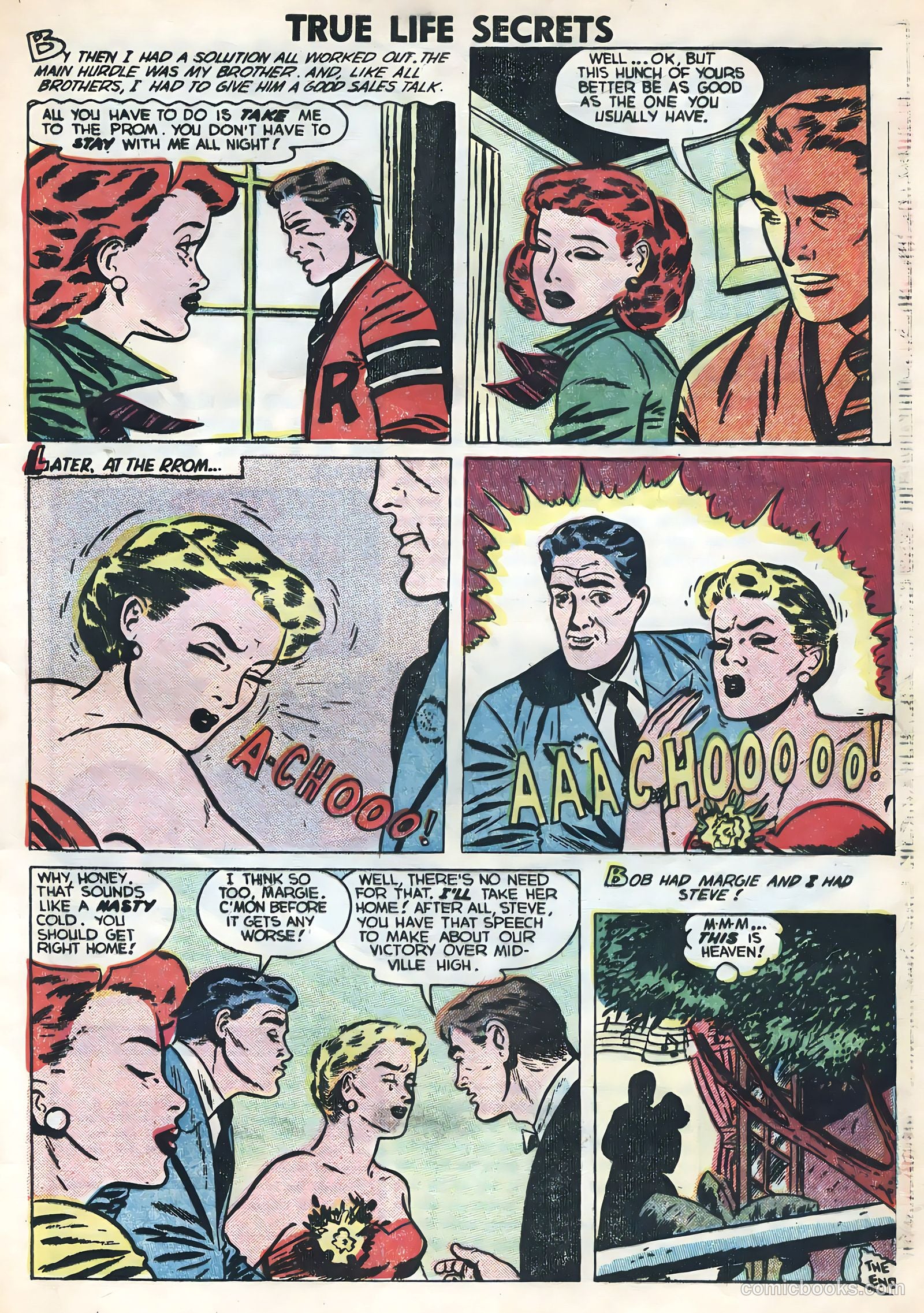 True Life Secrets #15 (1953) — page 33 of 36