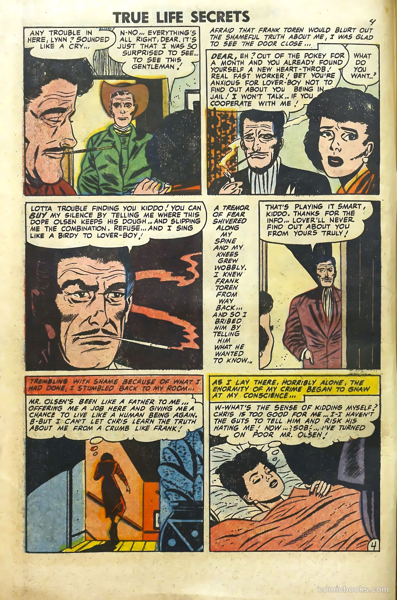 True Life Secrets #16 (1953) — page 6 of 36