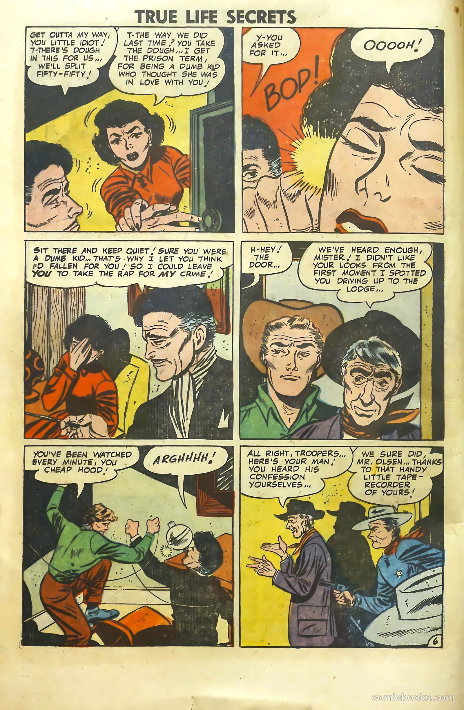 True Life Secrets #16 (1953) — page 8 of 36