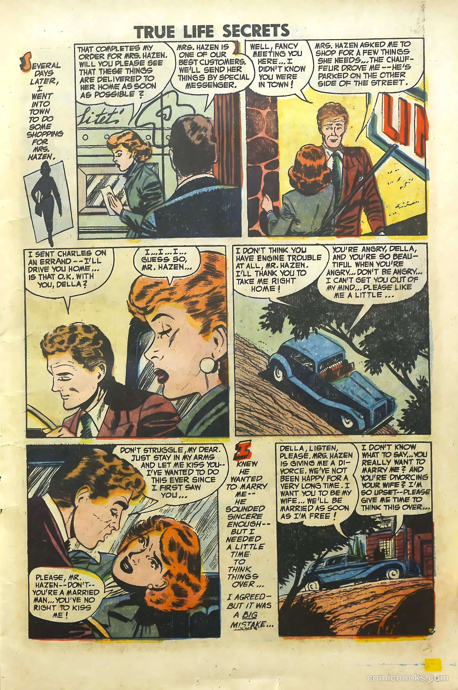 True Life Secrets #16 (1953) — page 15 of 36