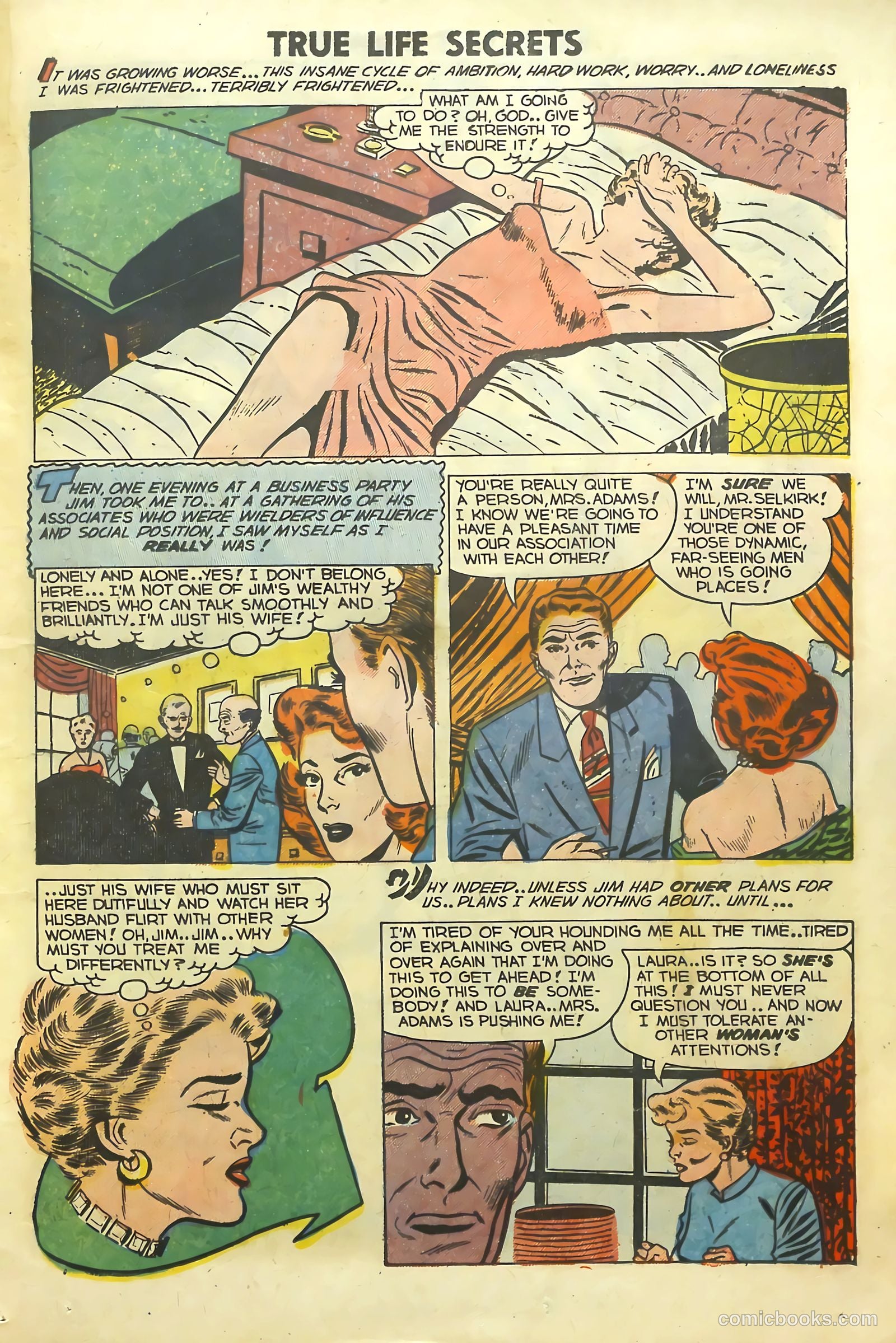 True Life Secrets #16 (1953) — page 21 of 36