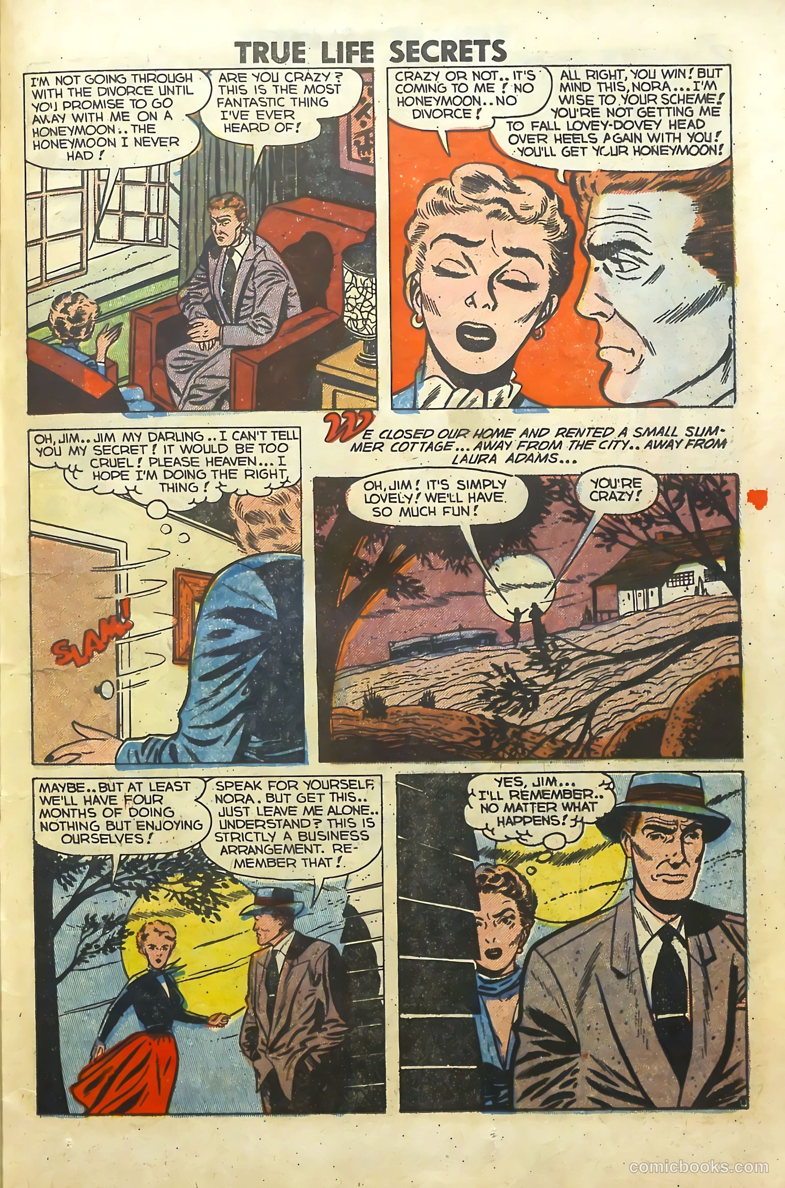 True Life Secrets #16 (1953) — page 23 of 36