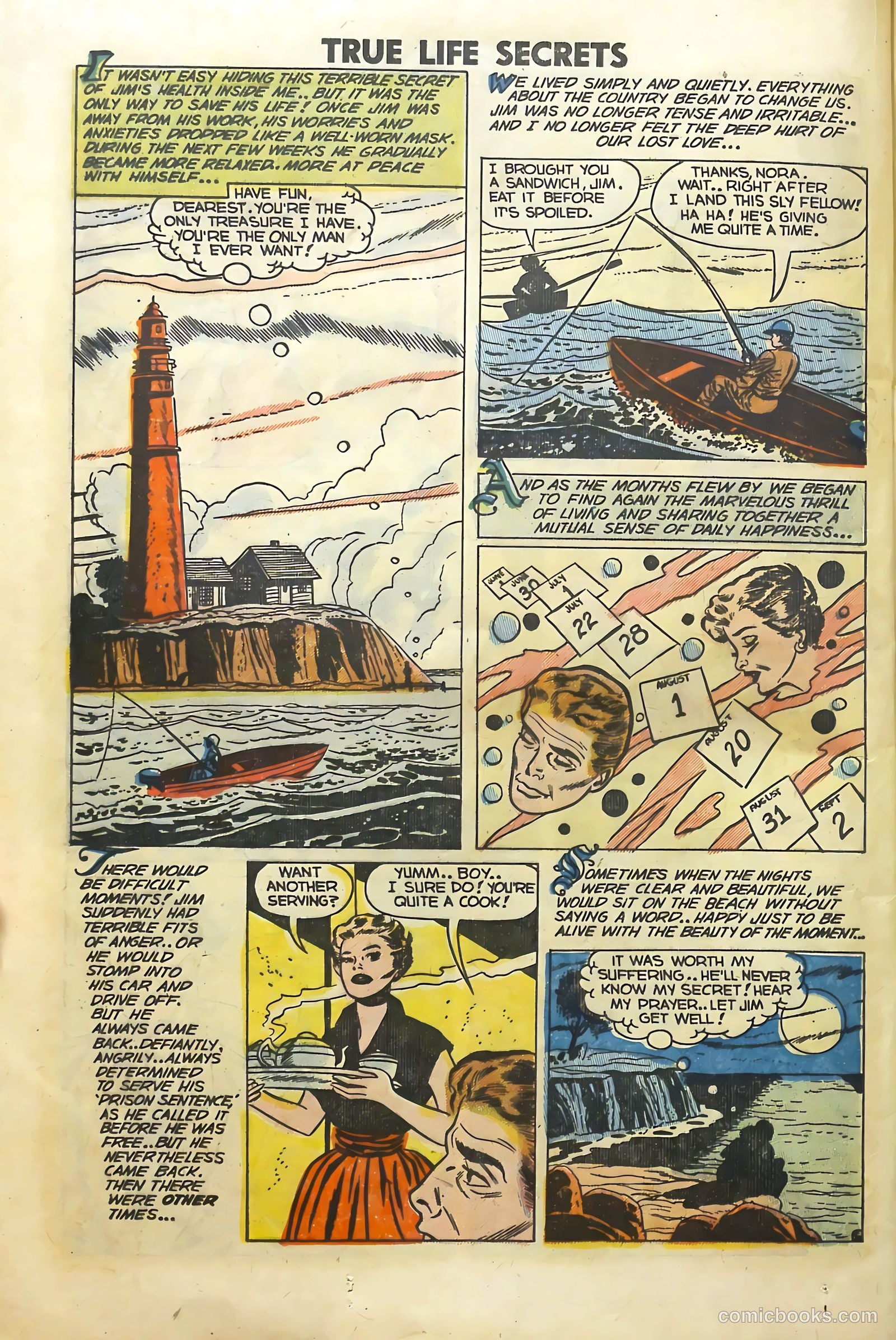 True Life Secrets #16 (1953) — page 24 of 36