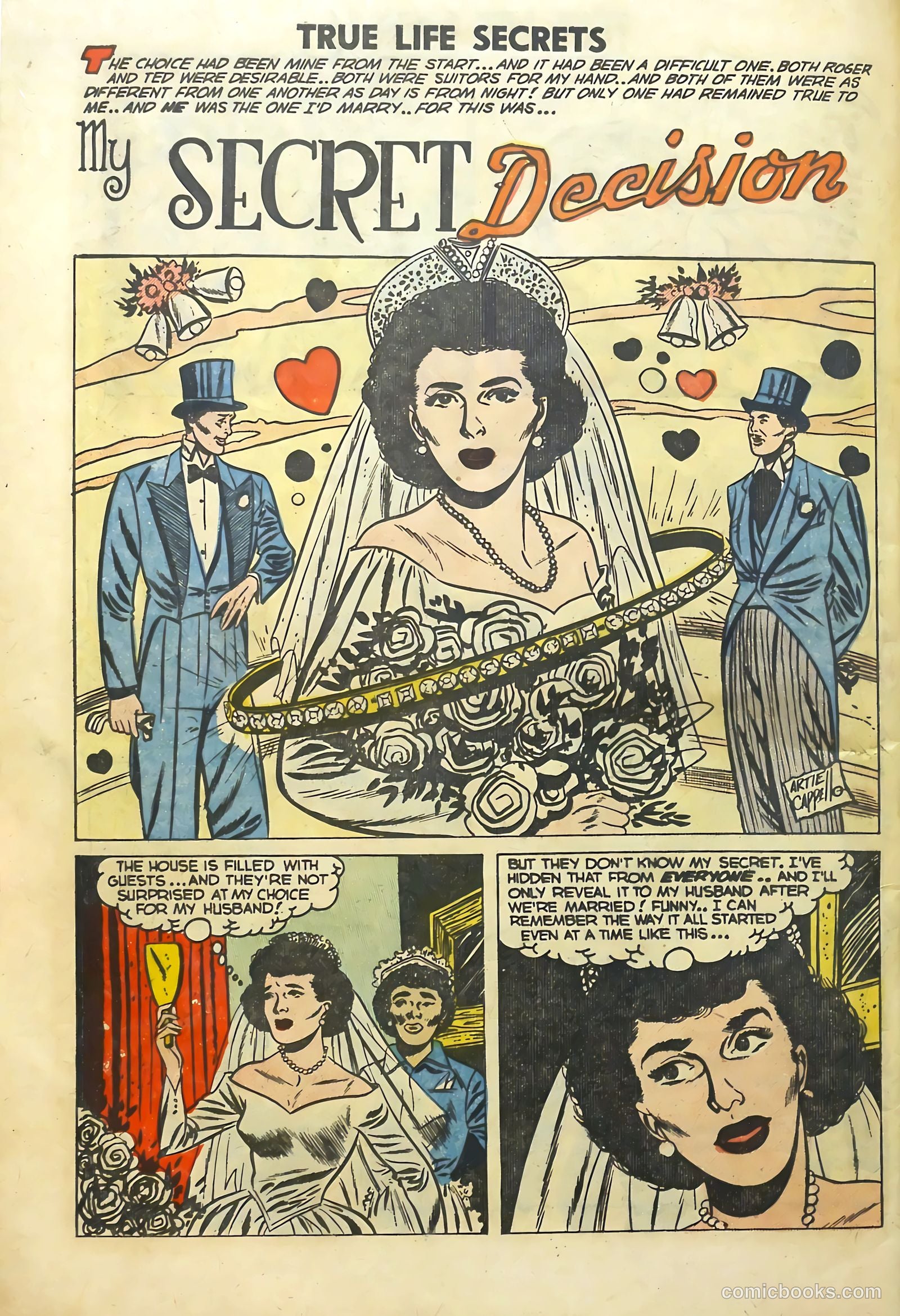 True Life Secrets #16 (1953) — page 28 of 36