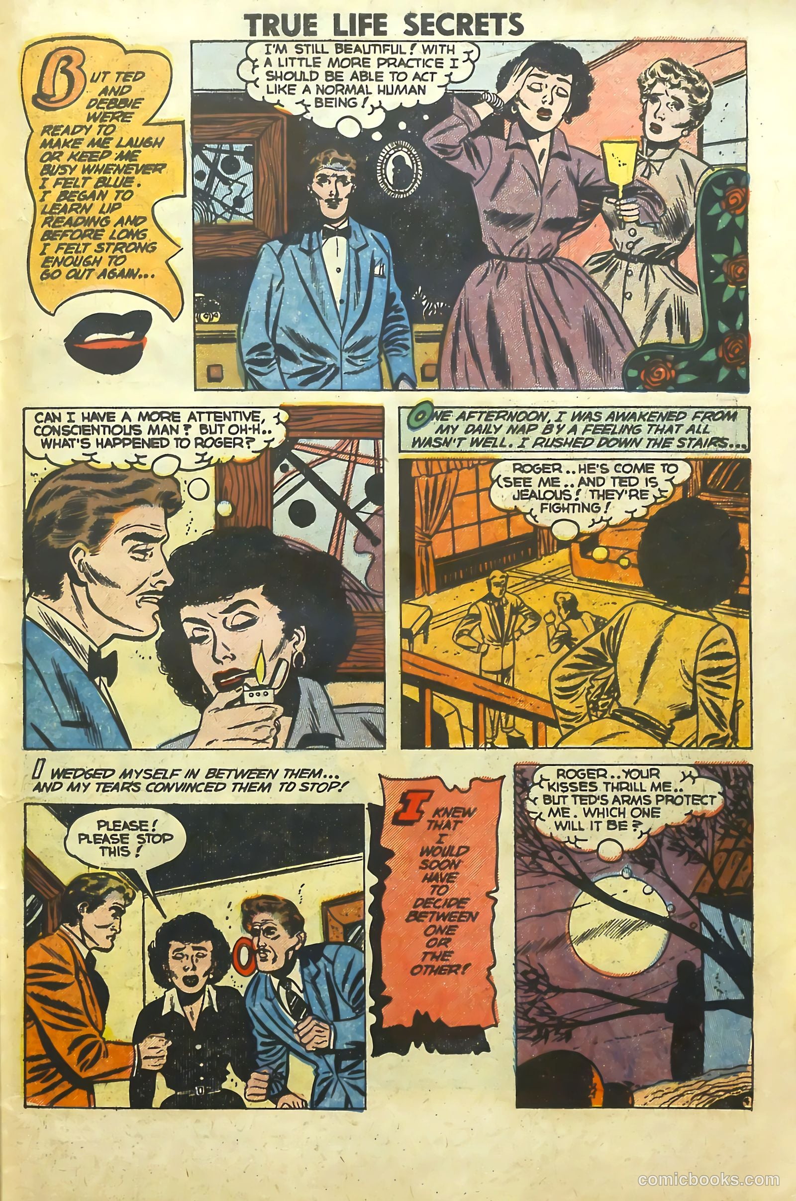 True Life Secrets #16 (1953) — page 31 of 36