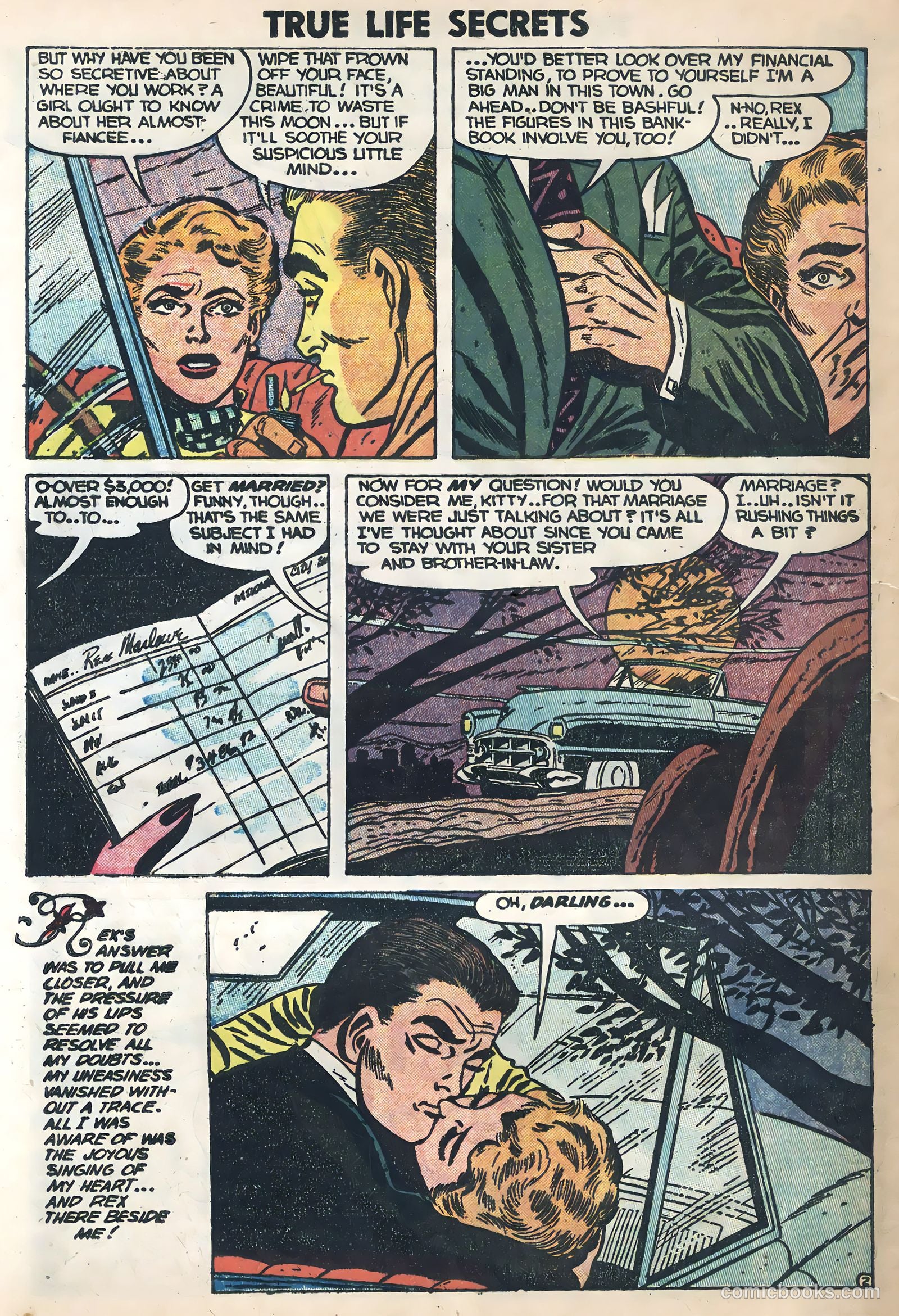 True Life Secrets #17 (1954) — page 4 of 36