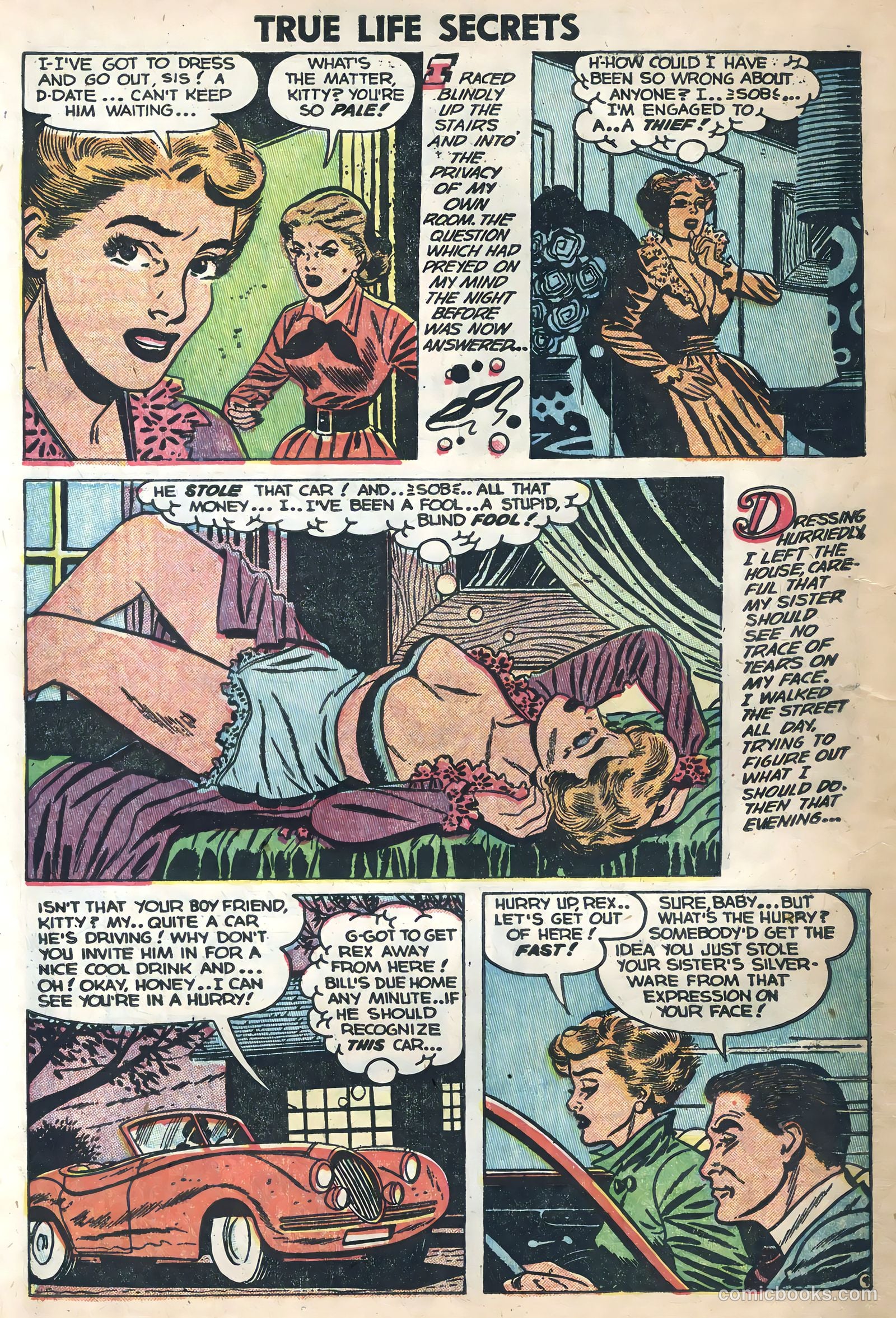 True Life Secrets #17 (1954) — page 6 of 36